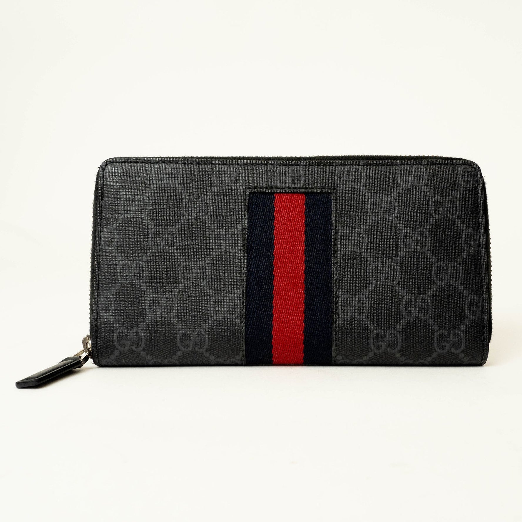 Gucci GG Supreme Round New Web Long Wallet