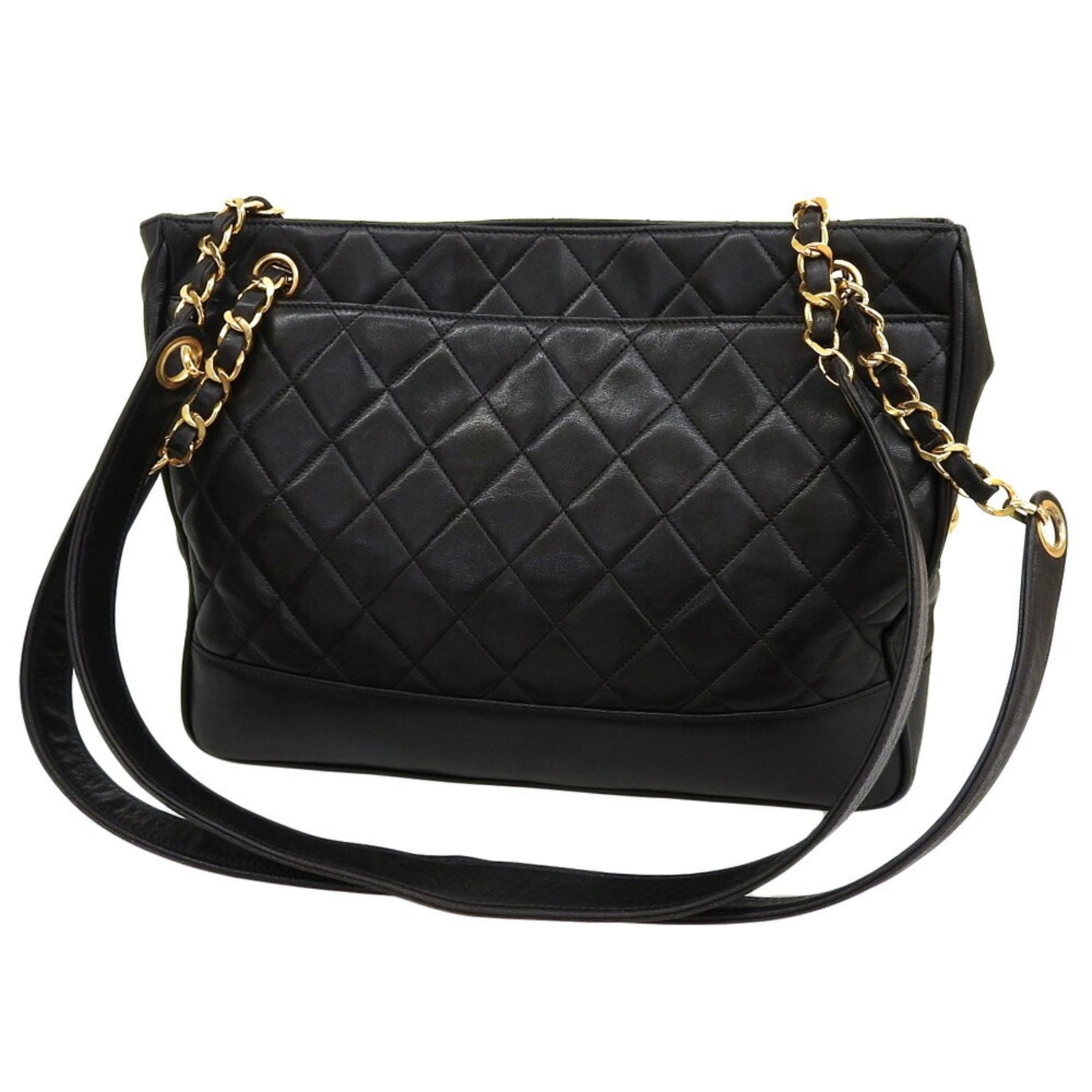 CHANEL Matelasse Shoulder Bag with Seal, No. 3, Tote Bag, Lambskin Coco Ball Quilting