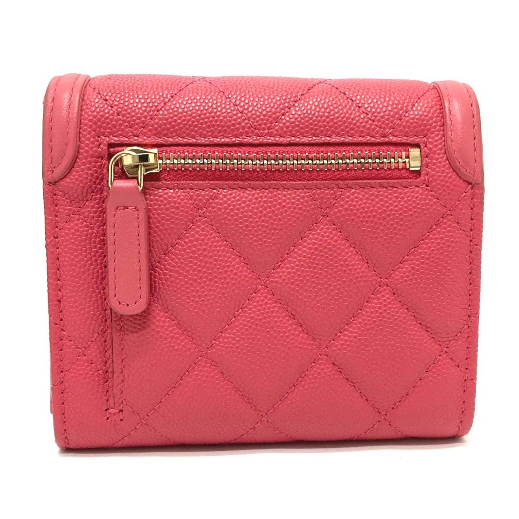 Chanel CC filigree medium wallet Trifold wallet Based