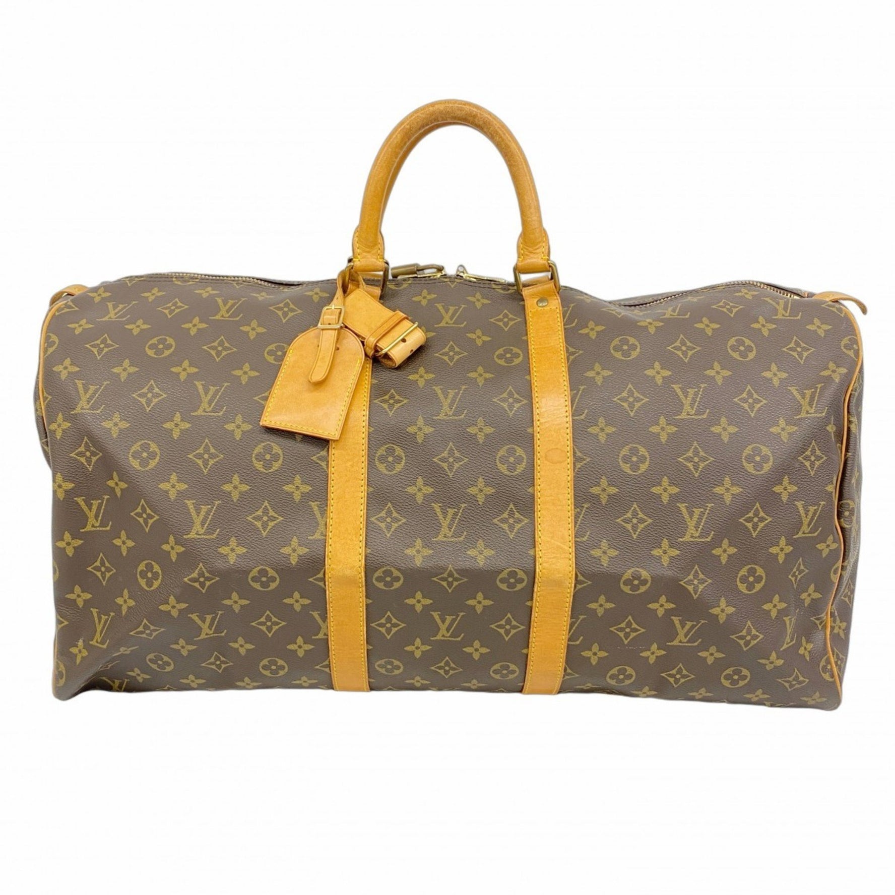 Louis Vuitton Monogram Keepall 55 Boston Bag Men's and