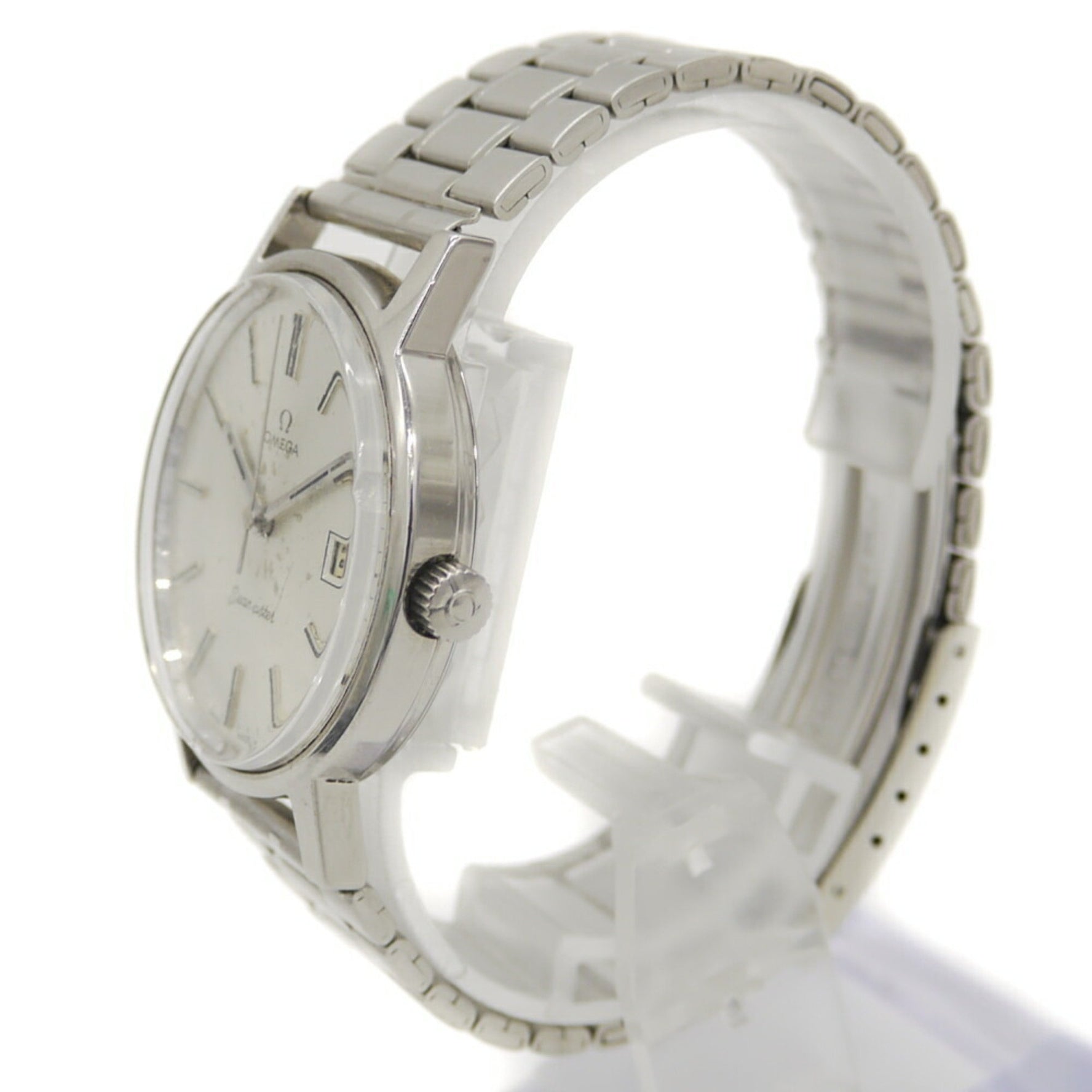 OMEGA Seamaster manual winding watch silver dial