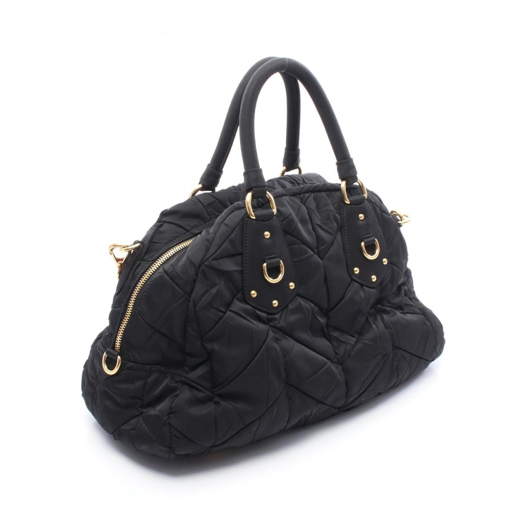Prada TESSUTO QUILTIN Re-Nylon Padded Handbag, Nylon and Leather