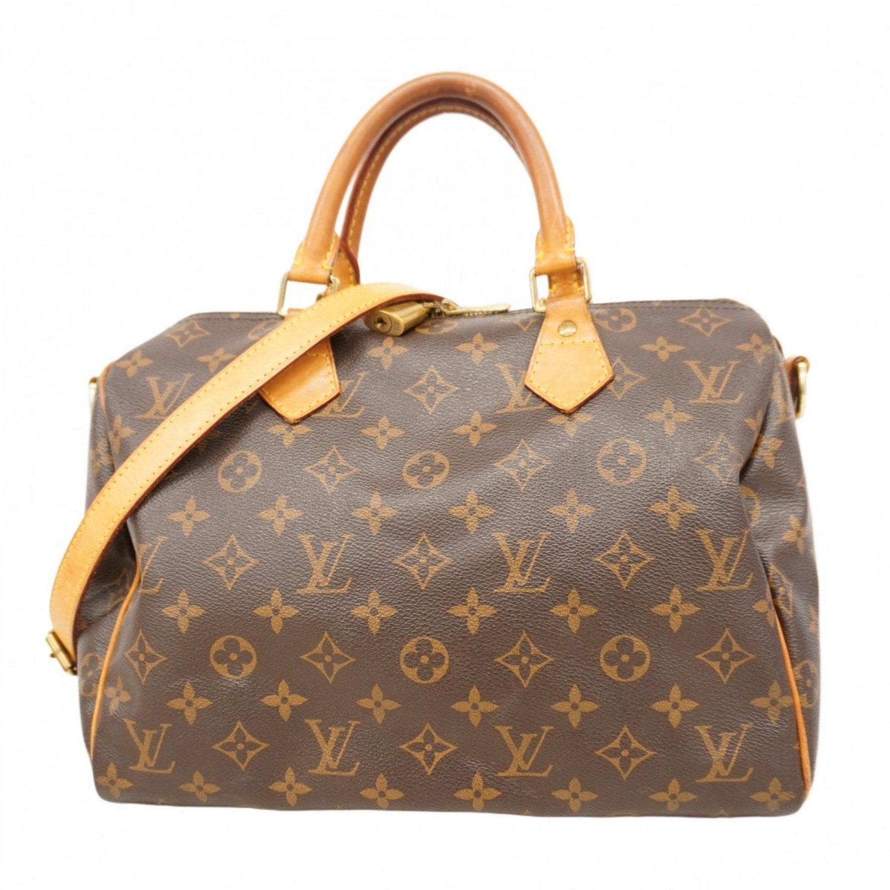 Louis Vuitton Monogram Speedy Bandouliere 30 Handbag Bag