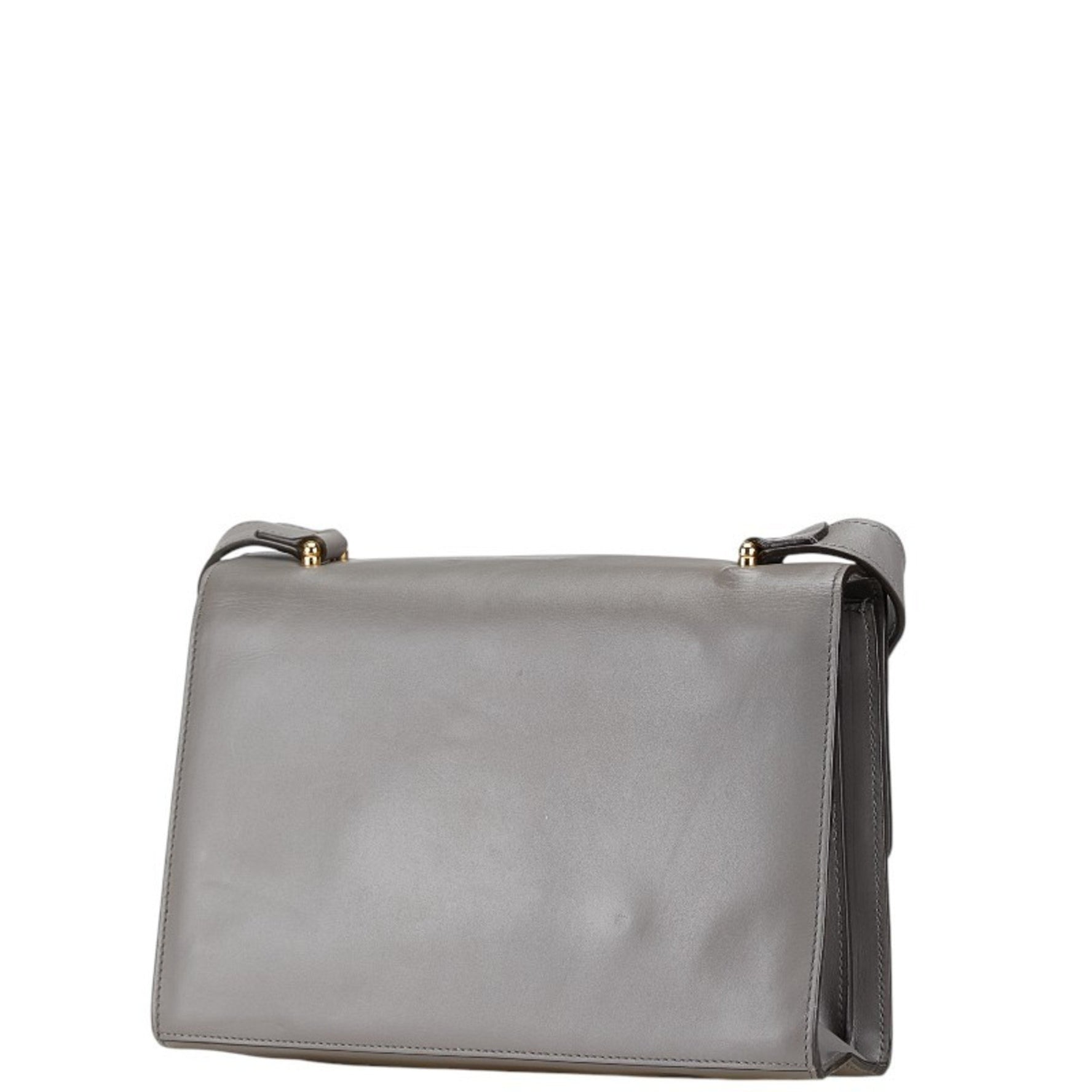 Gucci Zumi Shoulder Bag Grey Leather