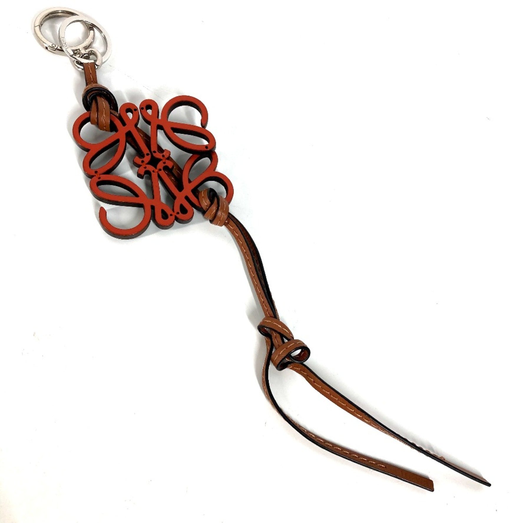 Loewe Bag Charm Key Holder Based BrownBased