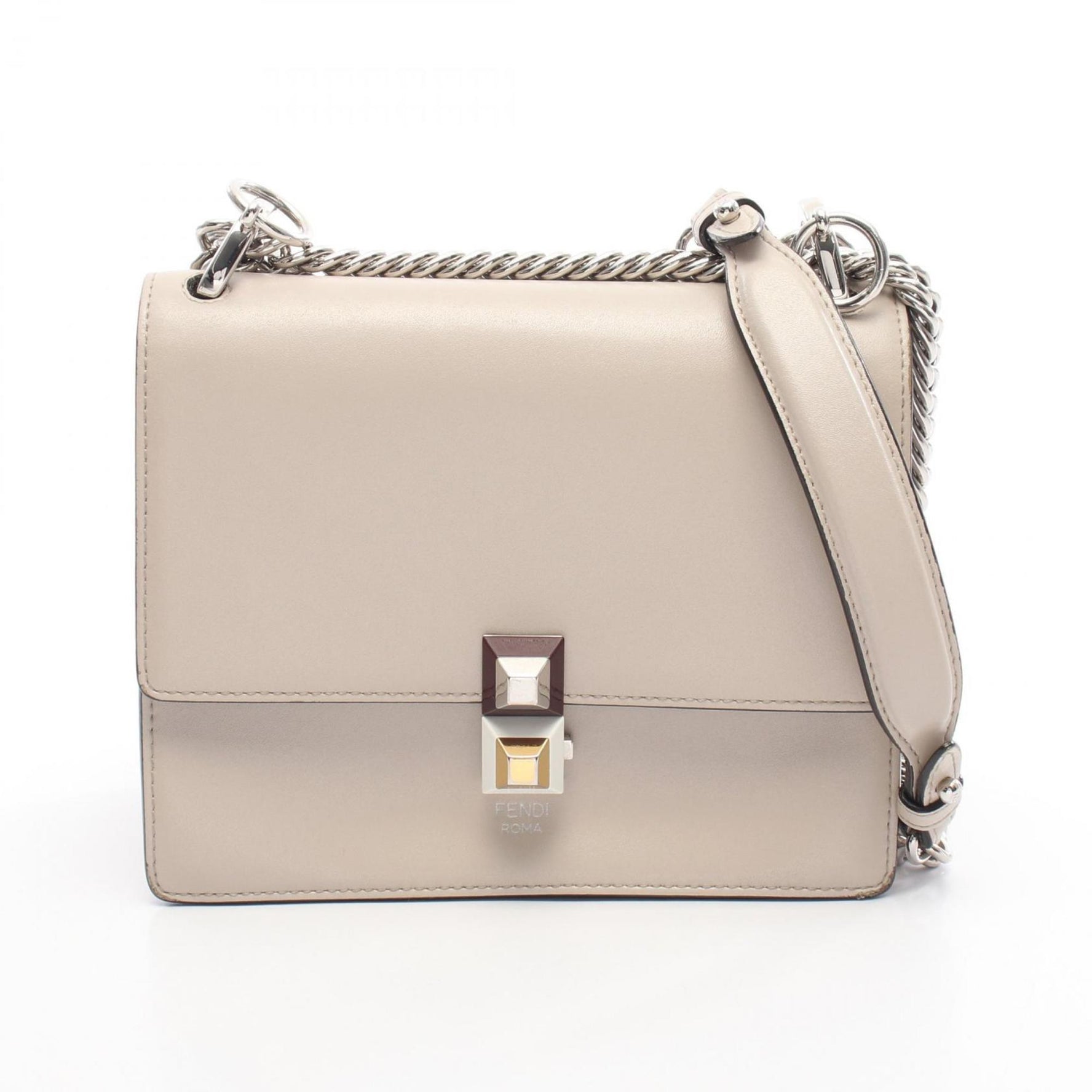 Fendi MINI KAN I shoulder bag, leather