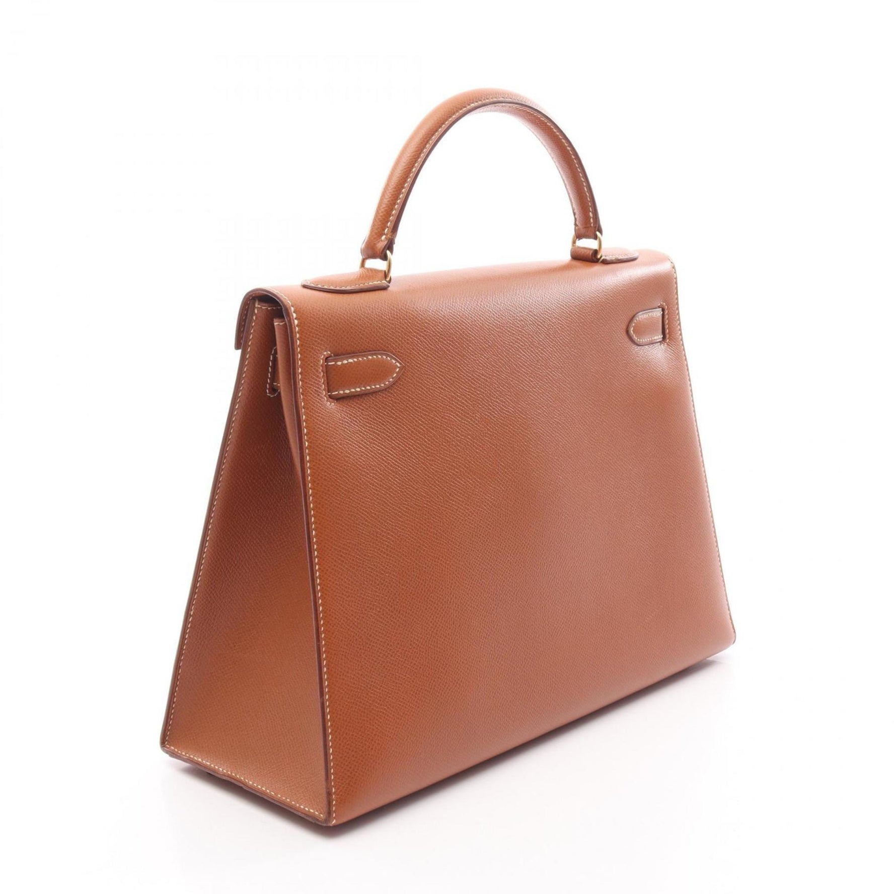 Hermes Hermès Kelly 32 handbag, leather, Couchvel, women's, brown