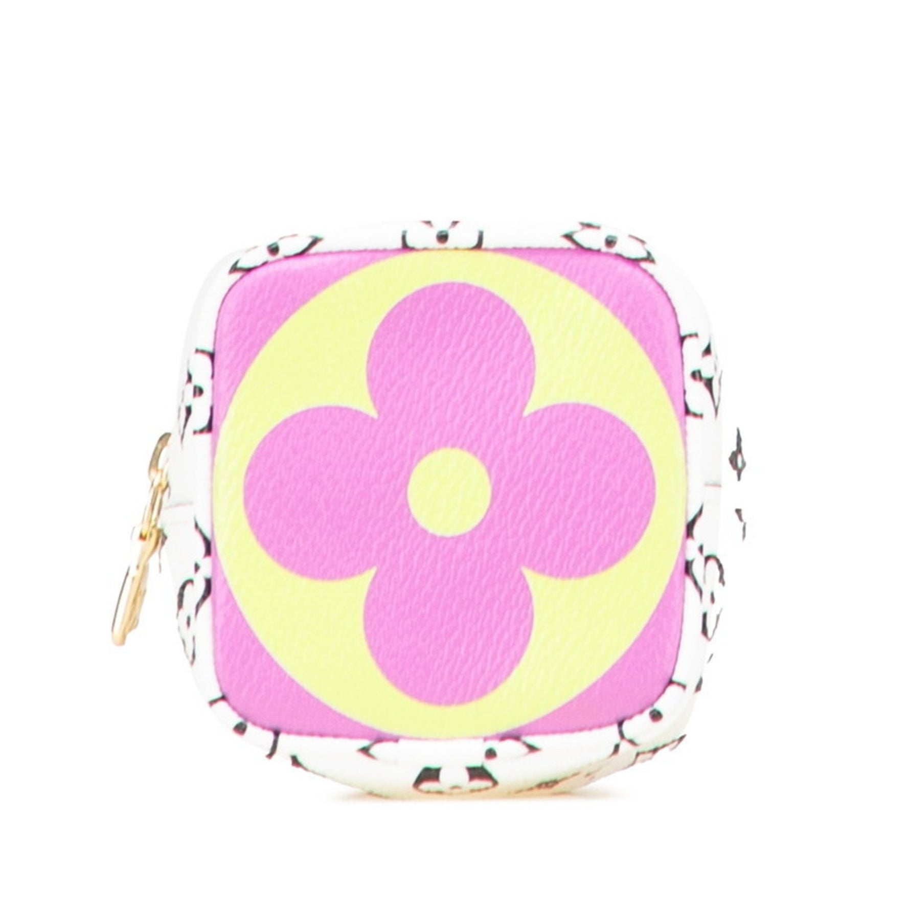 Louis Vuitton Monogram Giant Porte Monnaie Cube Mini Pouch Leather LOUIS VUITTON