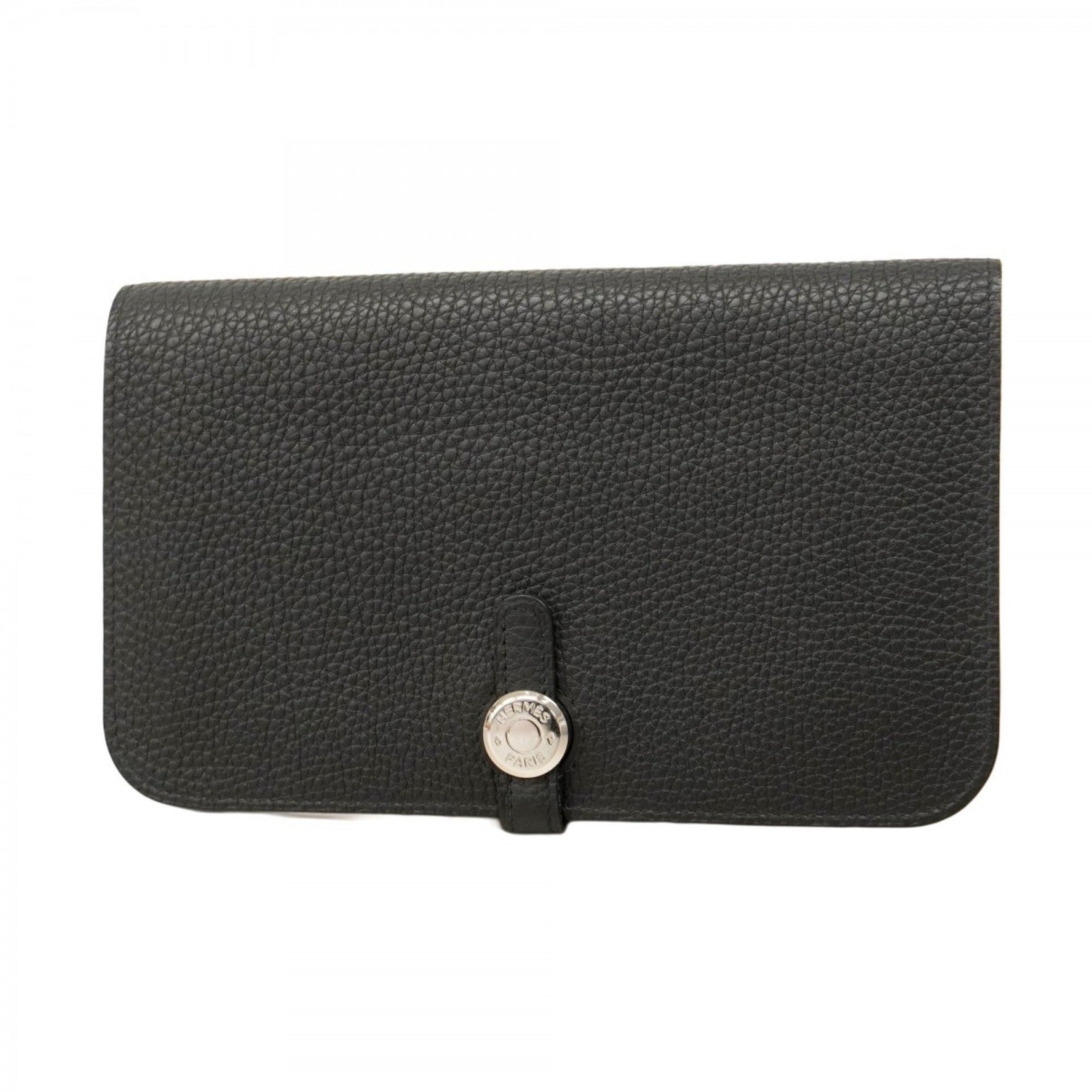 Hermes Hermès Dogon GM Long Wallet in Taurillon Clemence Leather, Y Stamp