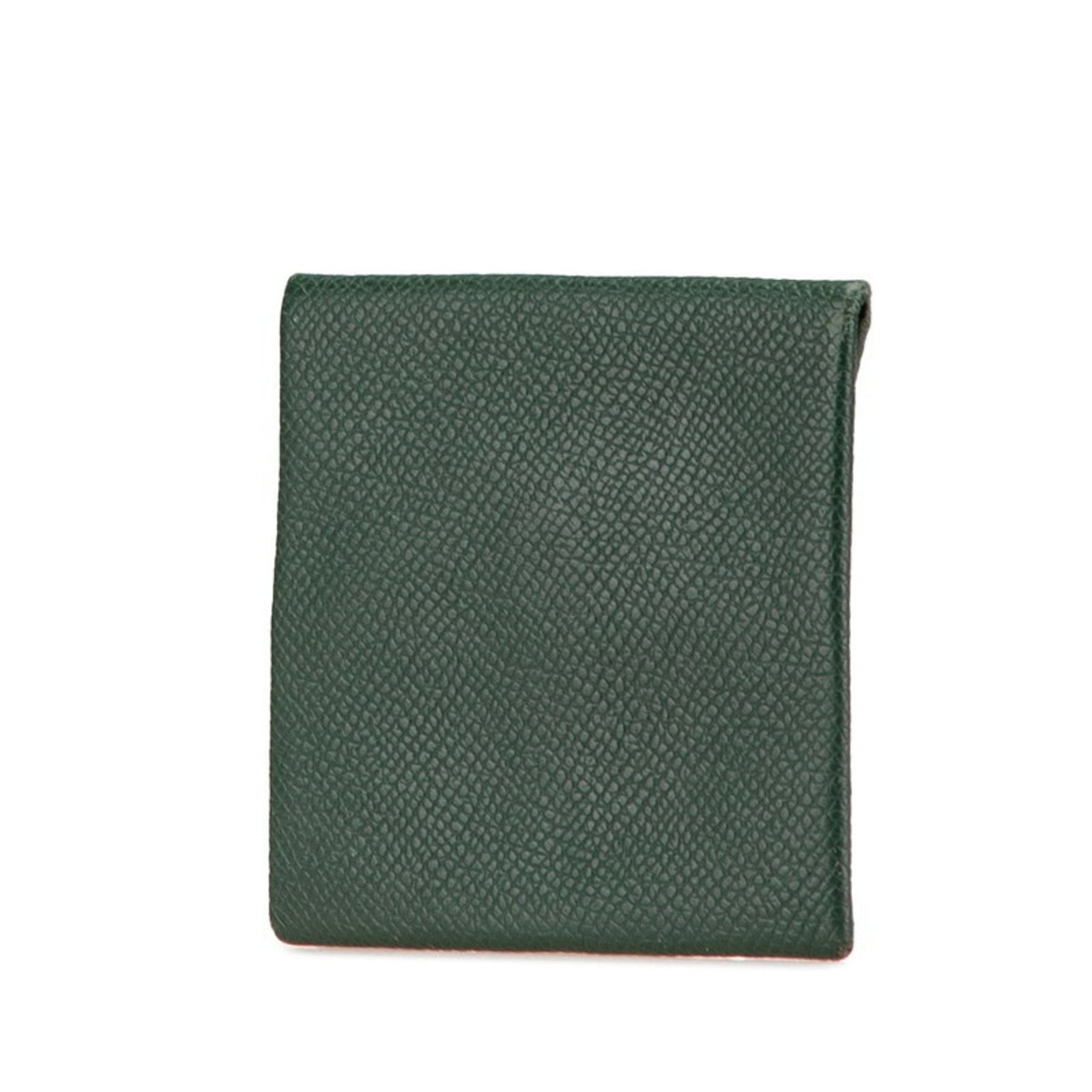 Hermes Bastia Coin Case Vert Rousseau Epsom Leather