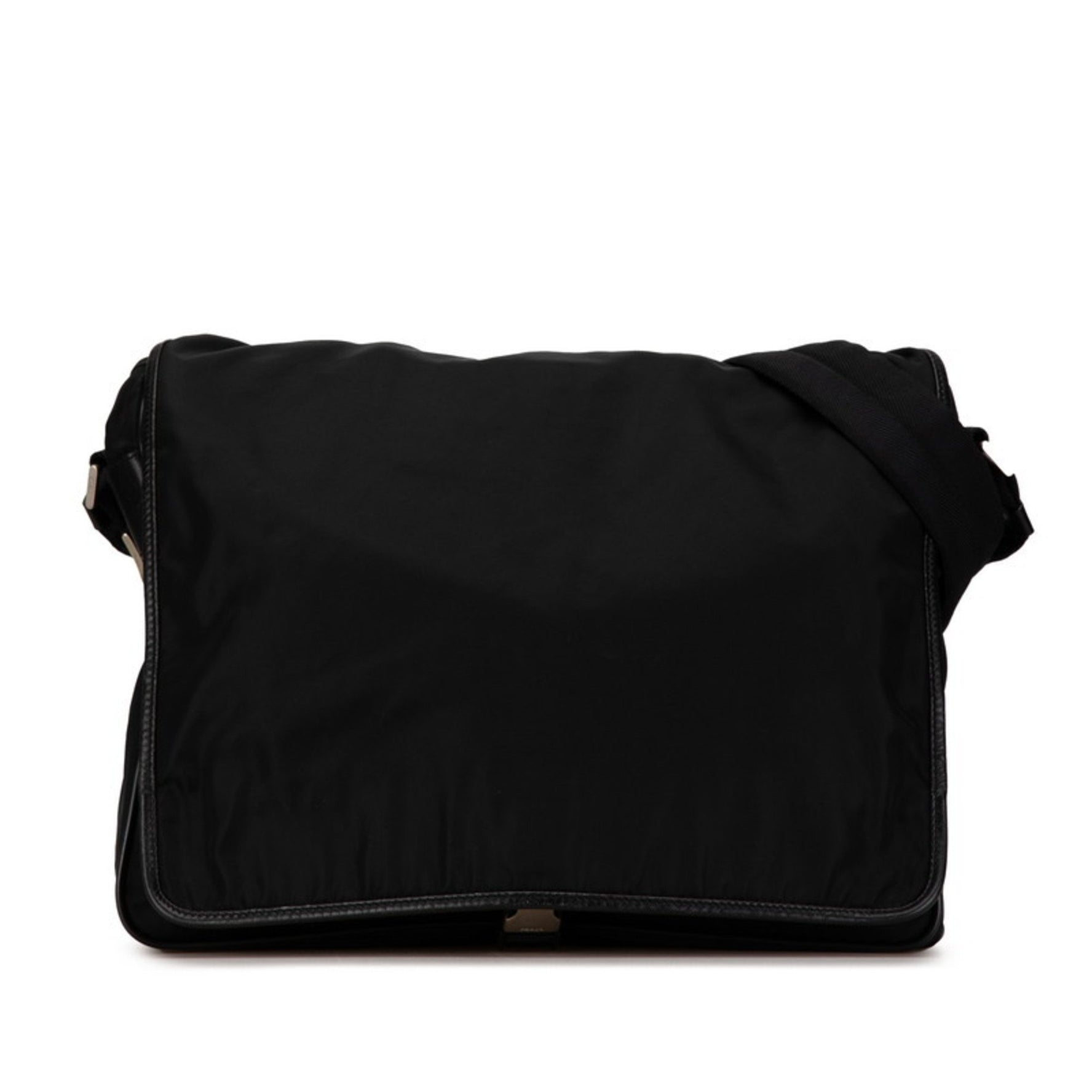 Prada Triangle Plate Shoulder Bag Nylon