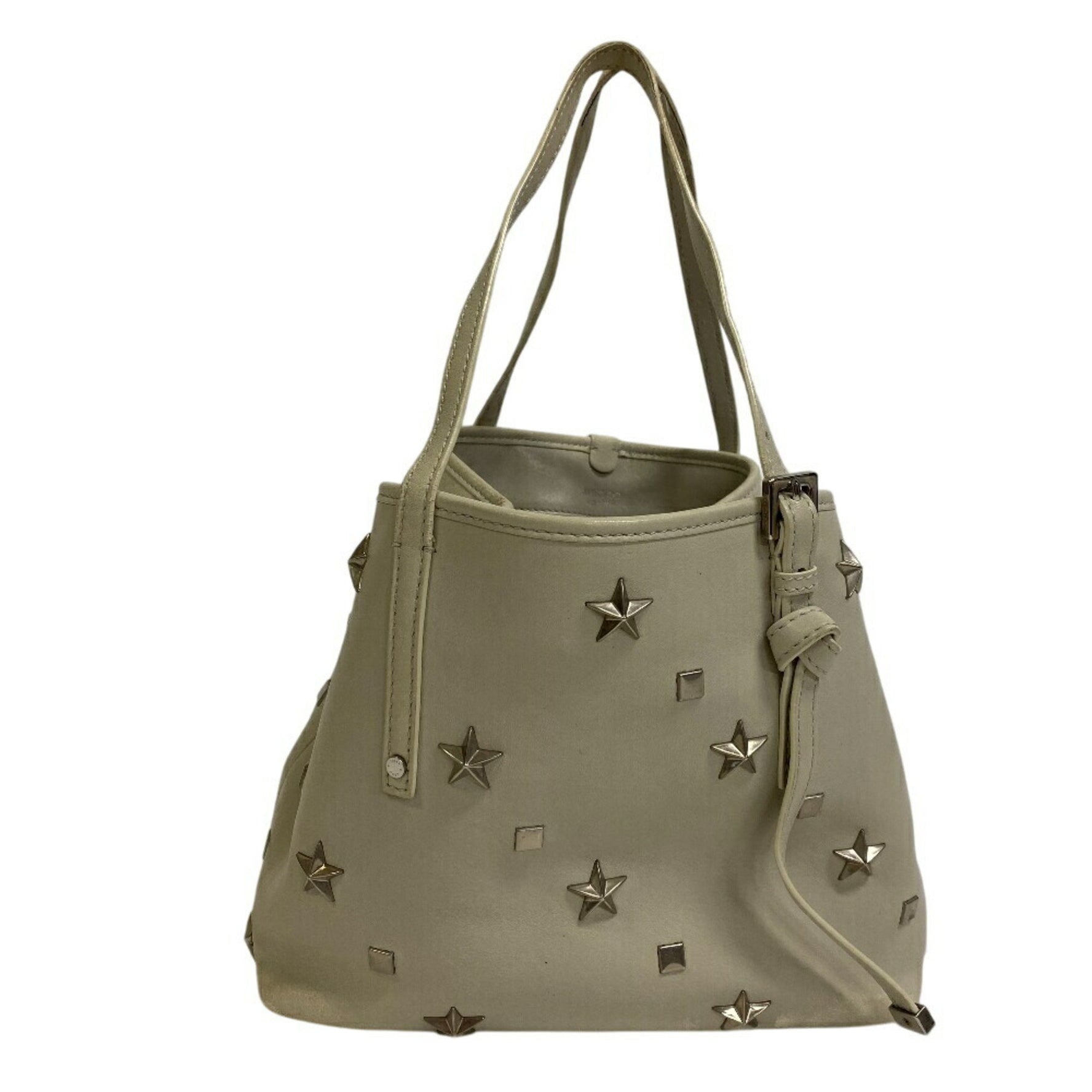 JIMMY CHOO Studded Handbag for Women, White