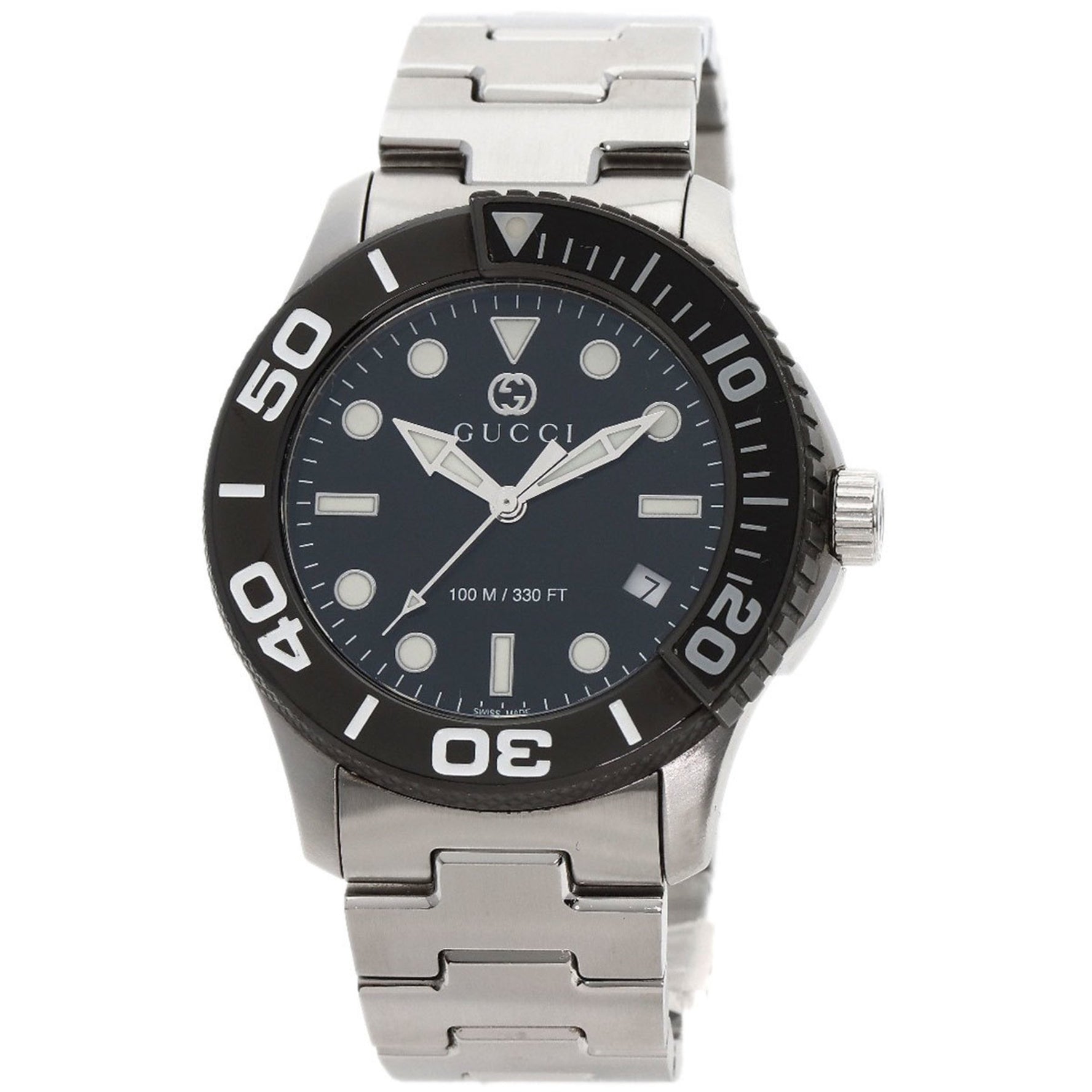Gucci G Timeless Diver Watch Stainless Steel SS