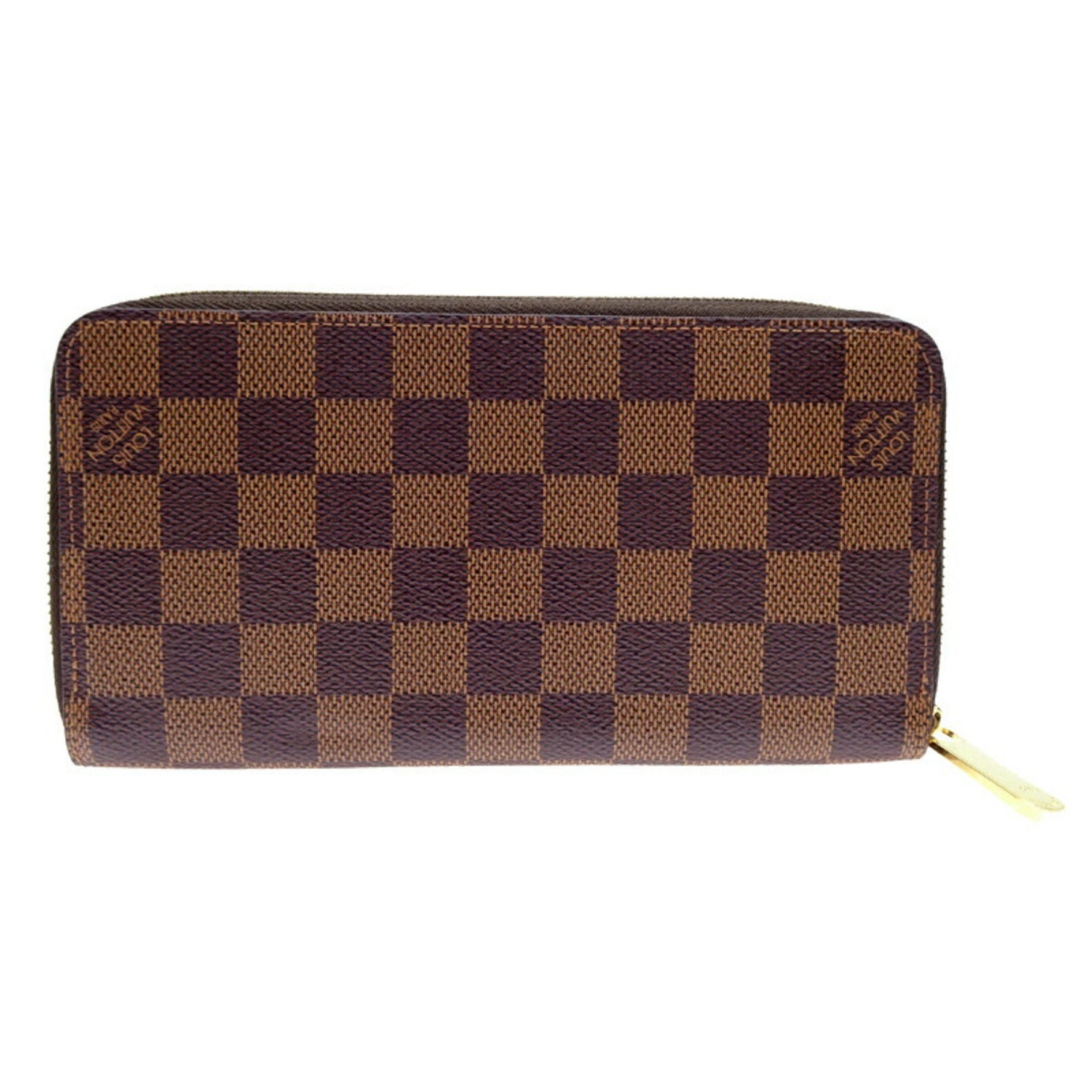 Louis Vuitton Zippy Wallet and Men's Long Damier Ebene (Brown)