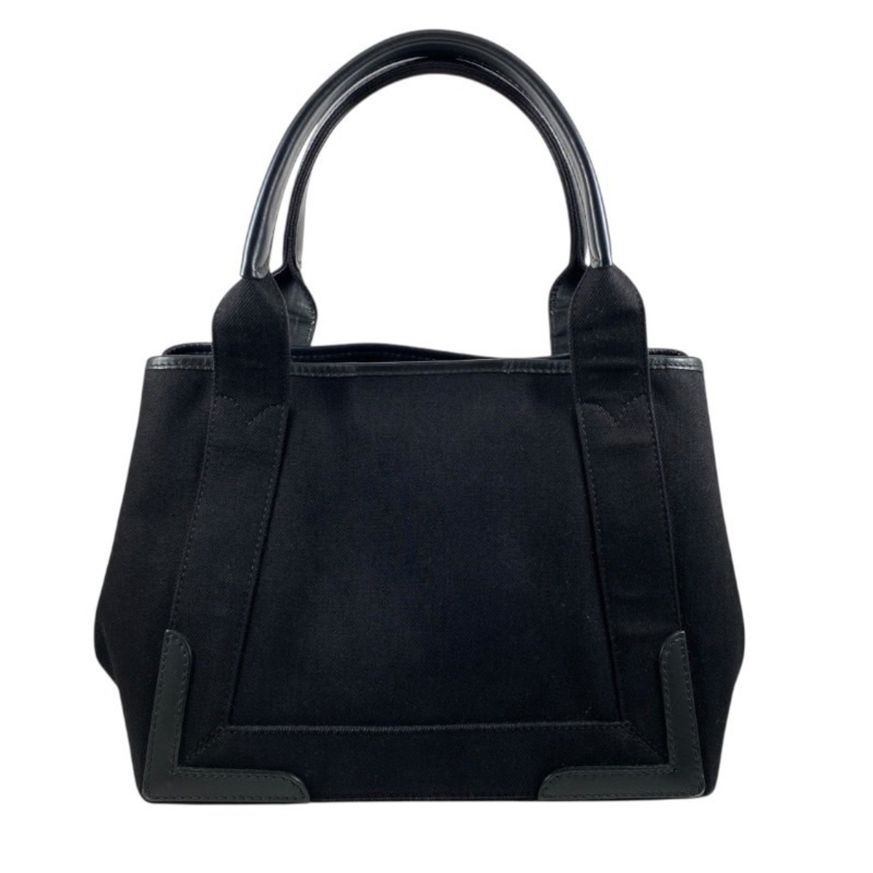 BALENCIAGA Cabas S Cotton Canvas Handbag with Pouch