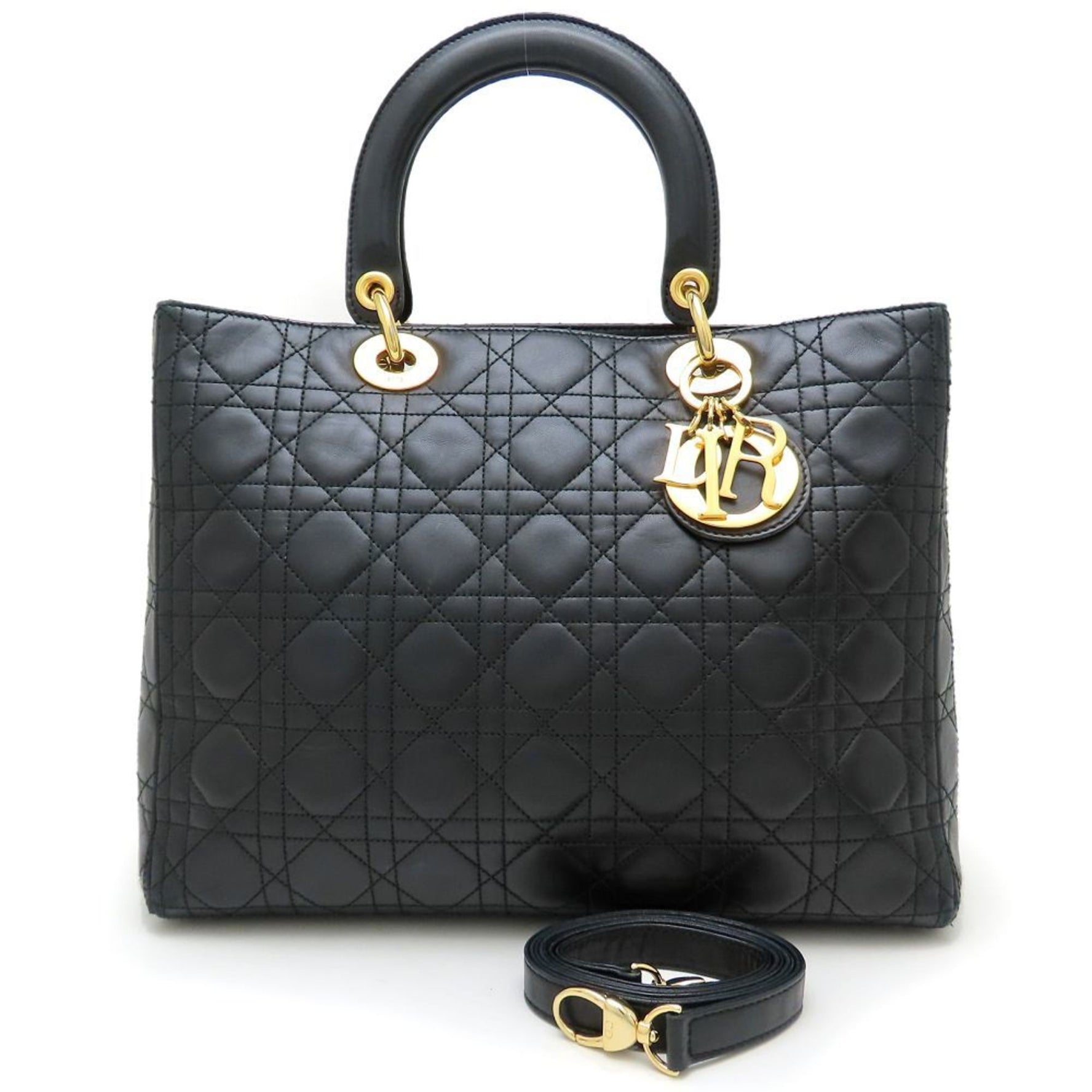 Christian Dior Lady Handbag Lambskin