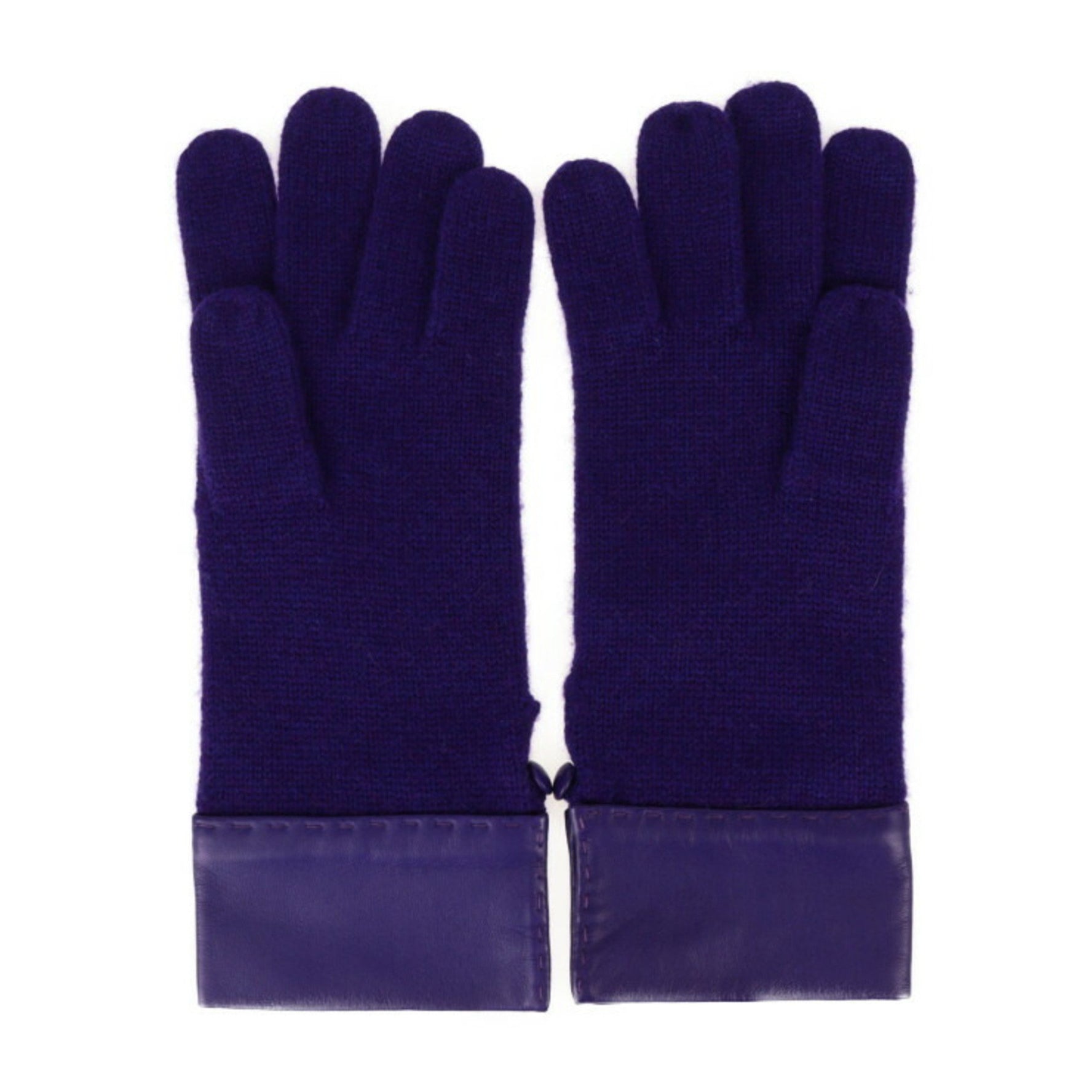 HERMES Gloves SM Cashmere Lambskin Violet Margiela Period