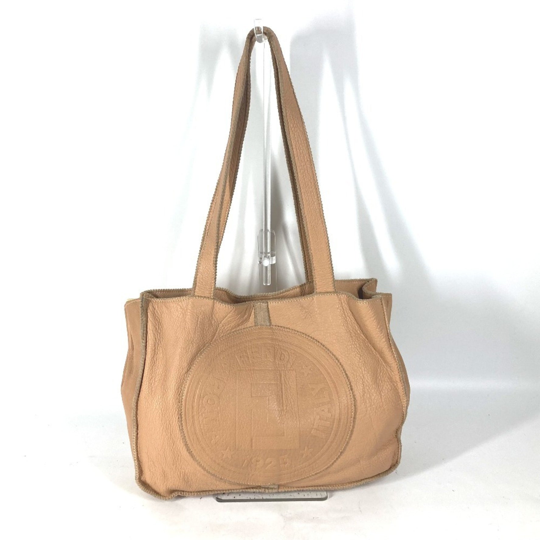 FENDI Big Shoulder Bag Tote Leather