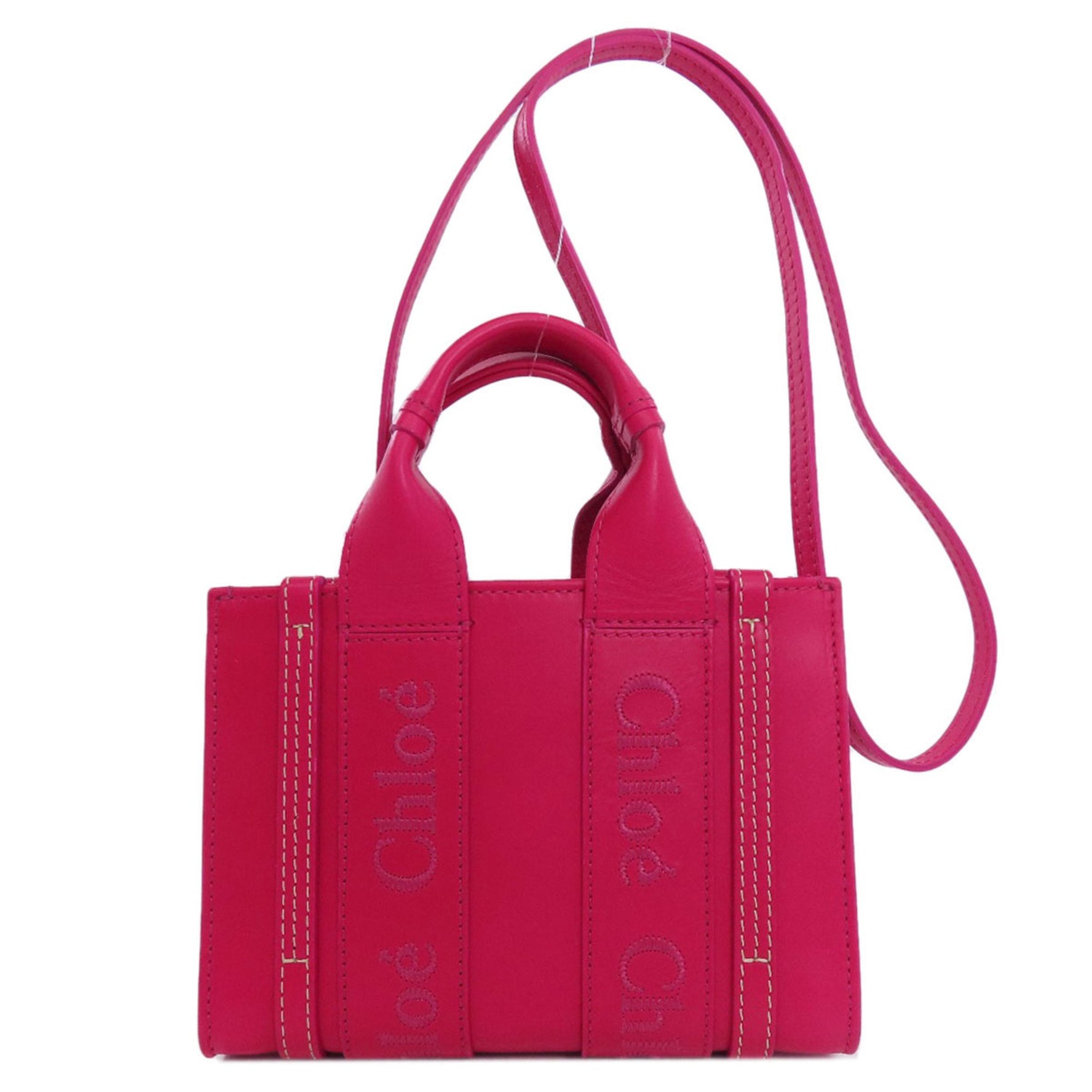 Chloé Chloe Woodymi Handbag Leather CHLOE