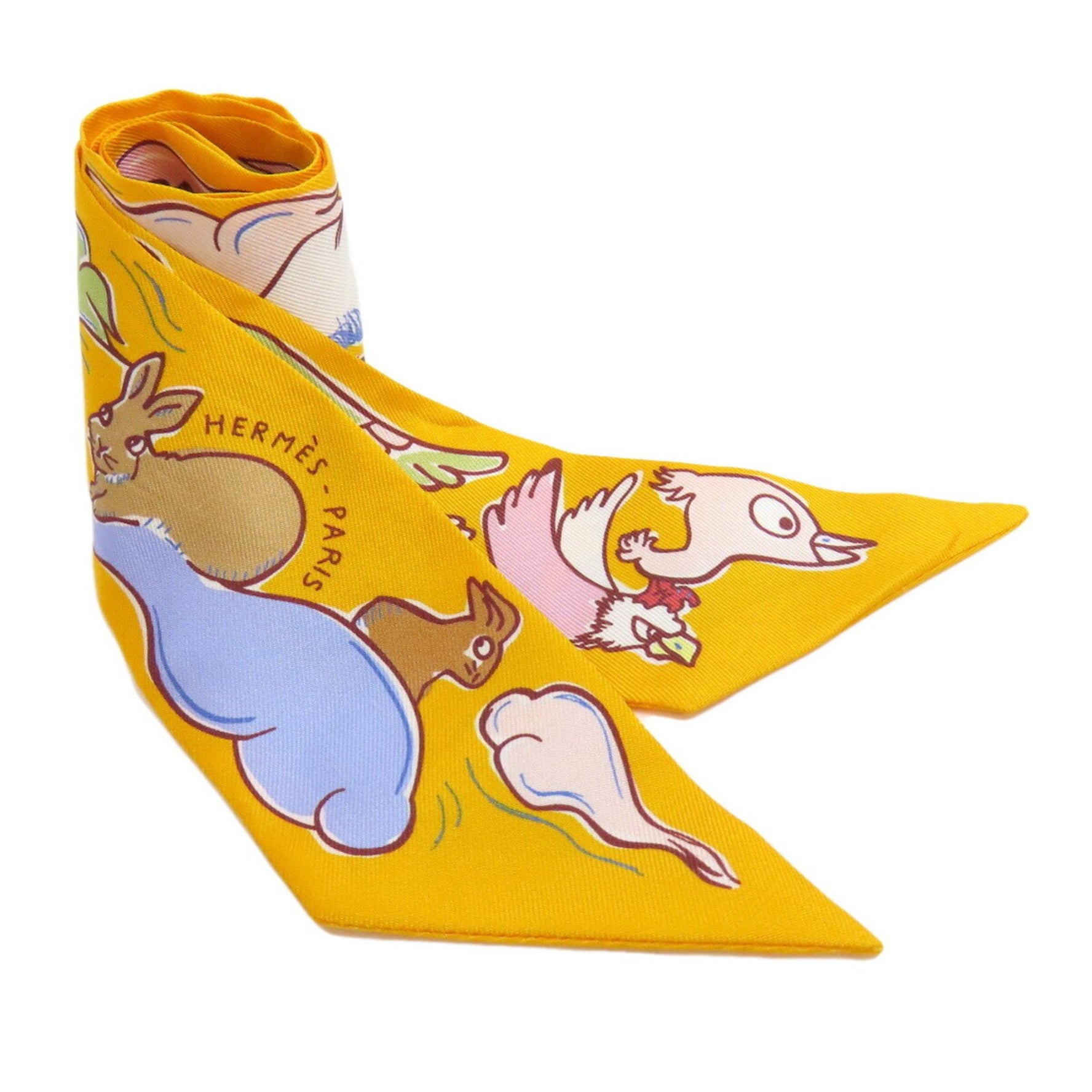 Hermes Twilly Scarf Silk