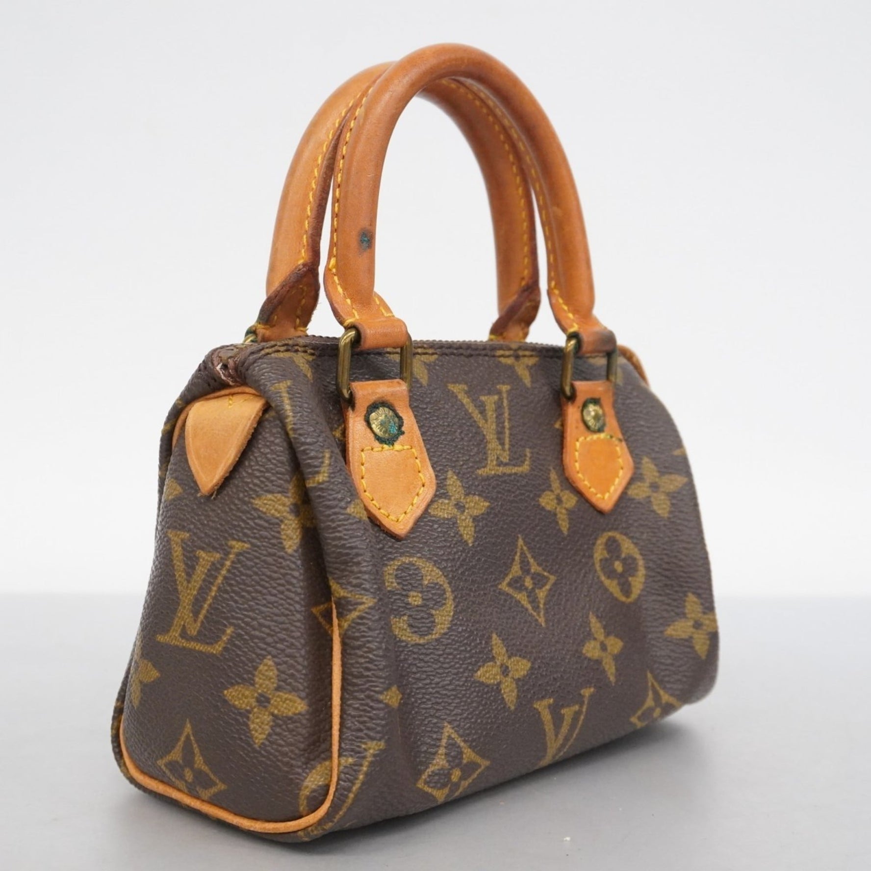 Louis Vuitton Monogram Mini Speedy Handbag Bag