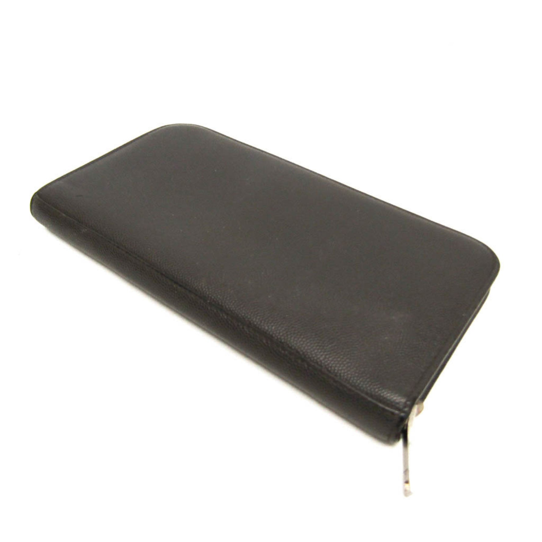 Saint Laurent Classic Round Zip Long Wallet Women,Men Embossed Leather Long Wallet (bi-fold)