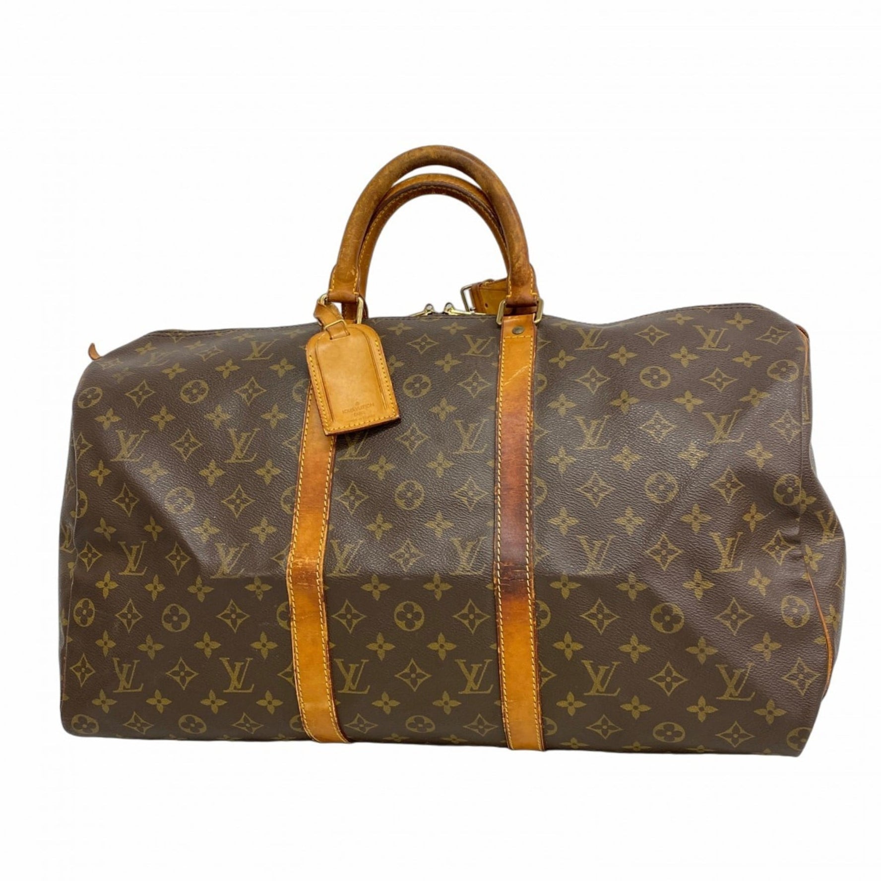 Louis Vuitton Monogram Keepall 50 Boston Bag Men's and