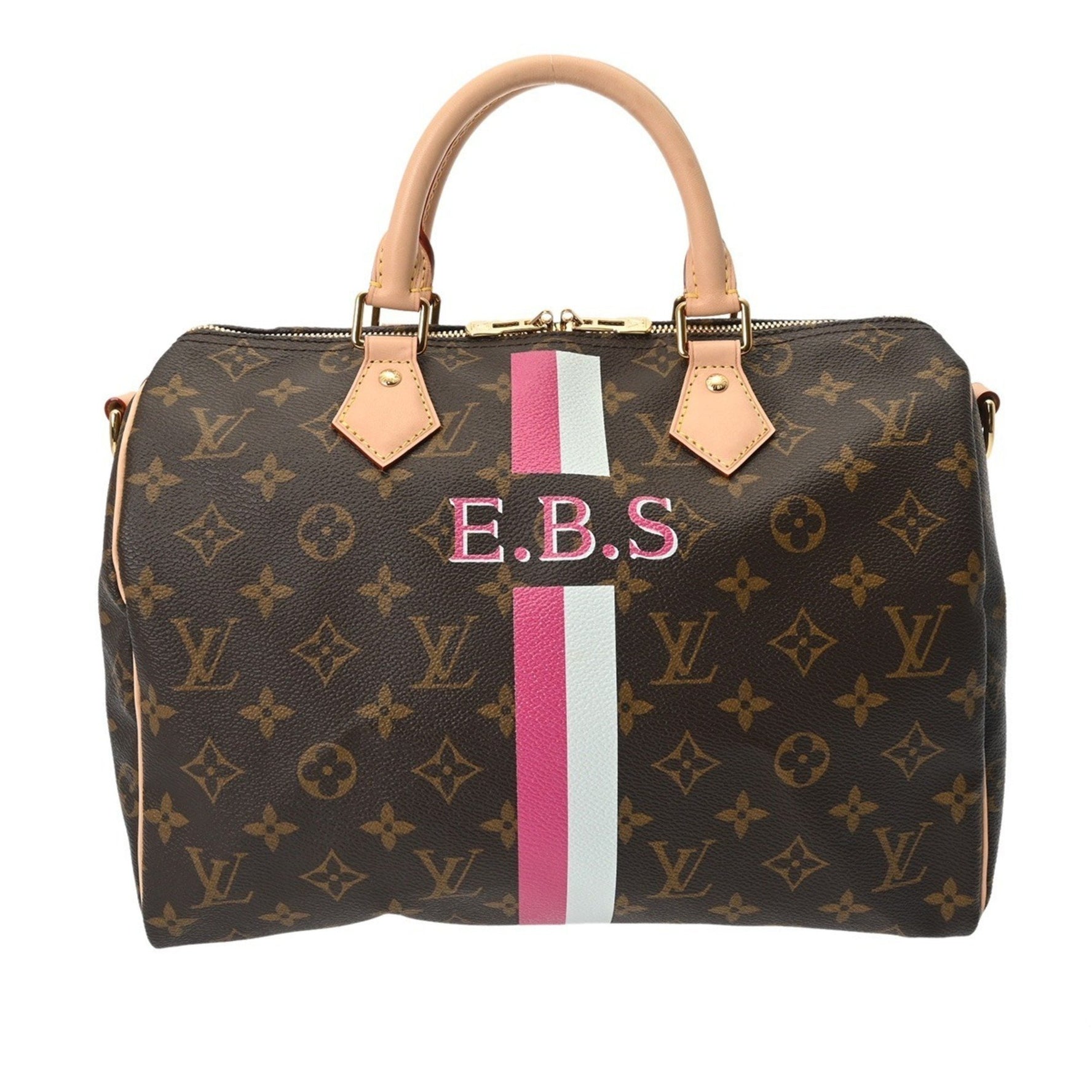 LOUIS VUITTON Monogram Speedy Bandouliere 30 Canvas Handbag