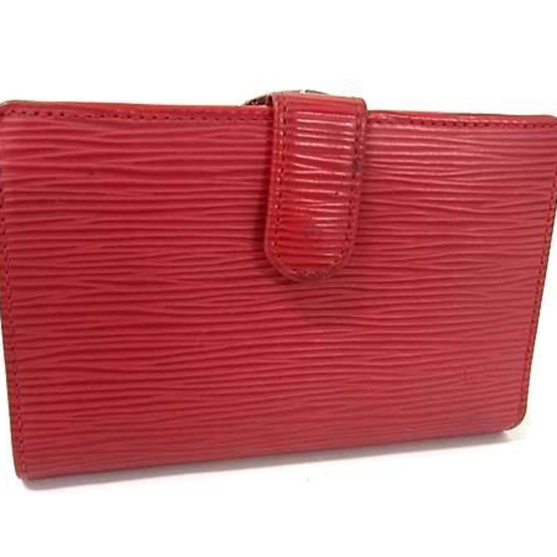 LOUIS VUITTON Louis Vuitton Bifold Wallet Porte-Monnaie Viennois Rouge (Red) Epi Leather