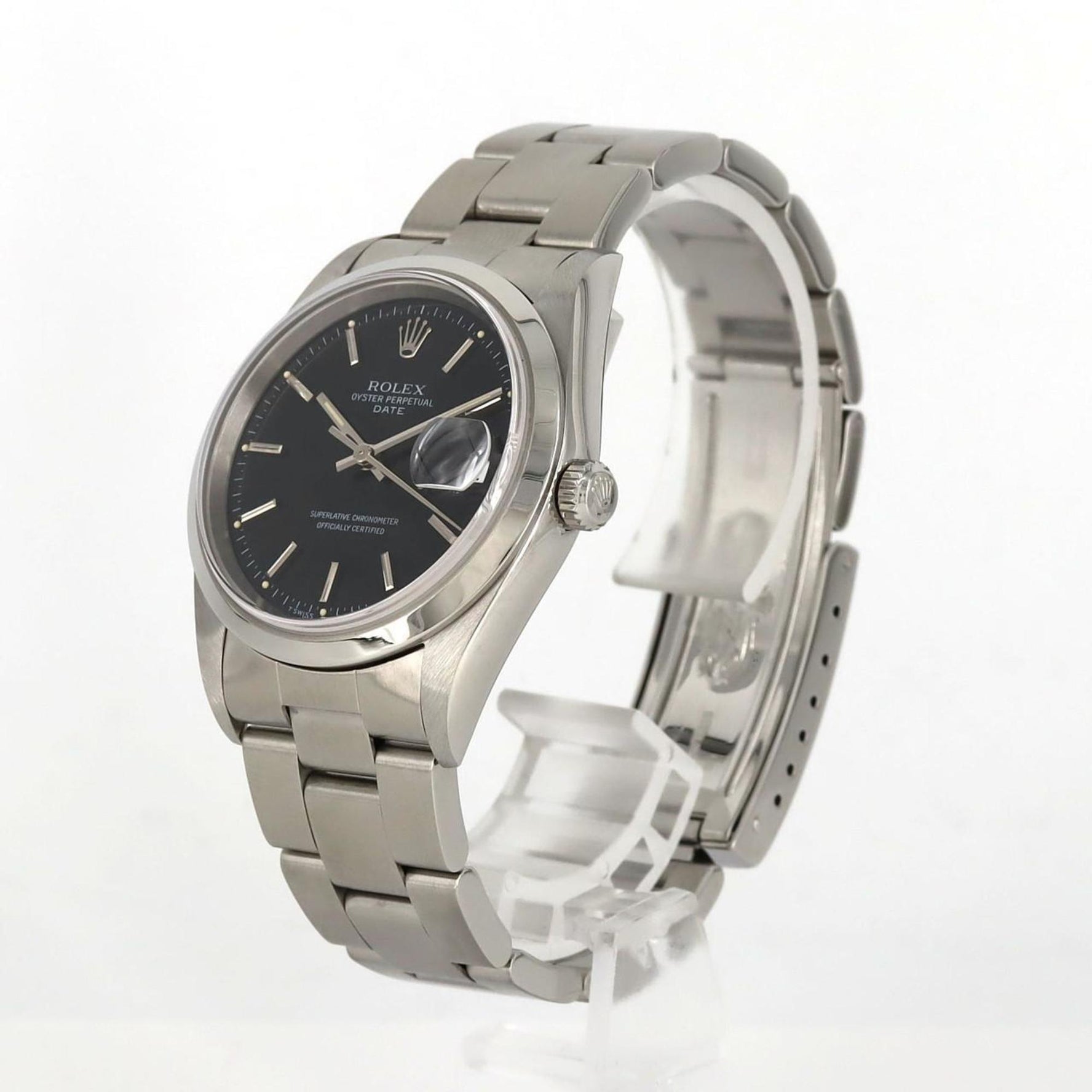 Rolex Oyster Perpetual Date Stainless Steel Automatic Watch, U-Serial Number