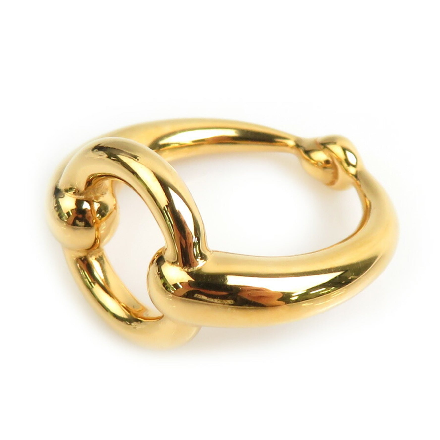 Hermes scarf ring, metal