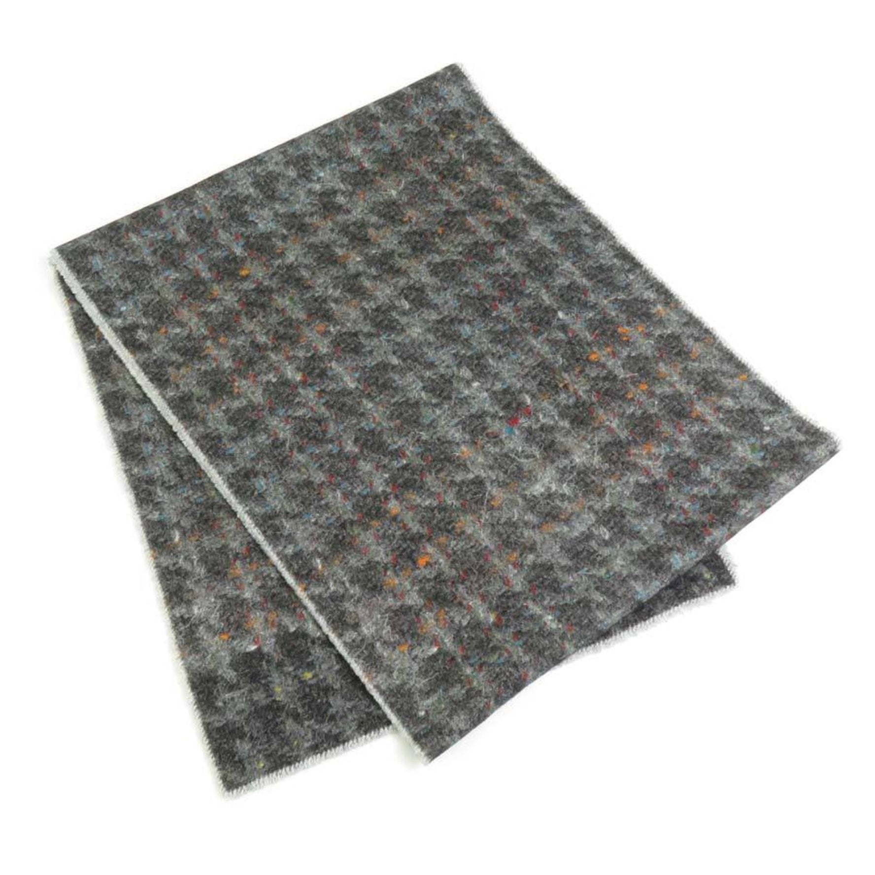 GUCCI Scarf Wool Cashmere Grey Multicolor Men's