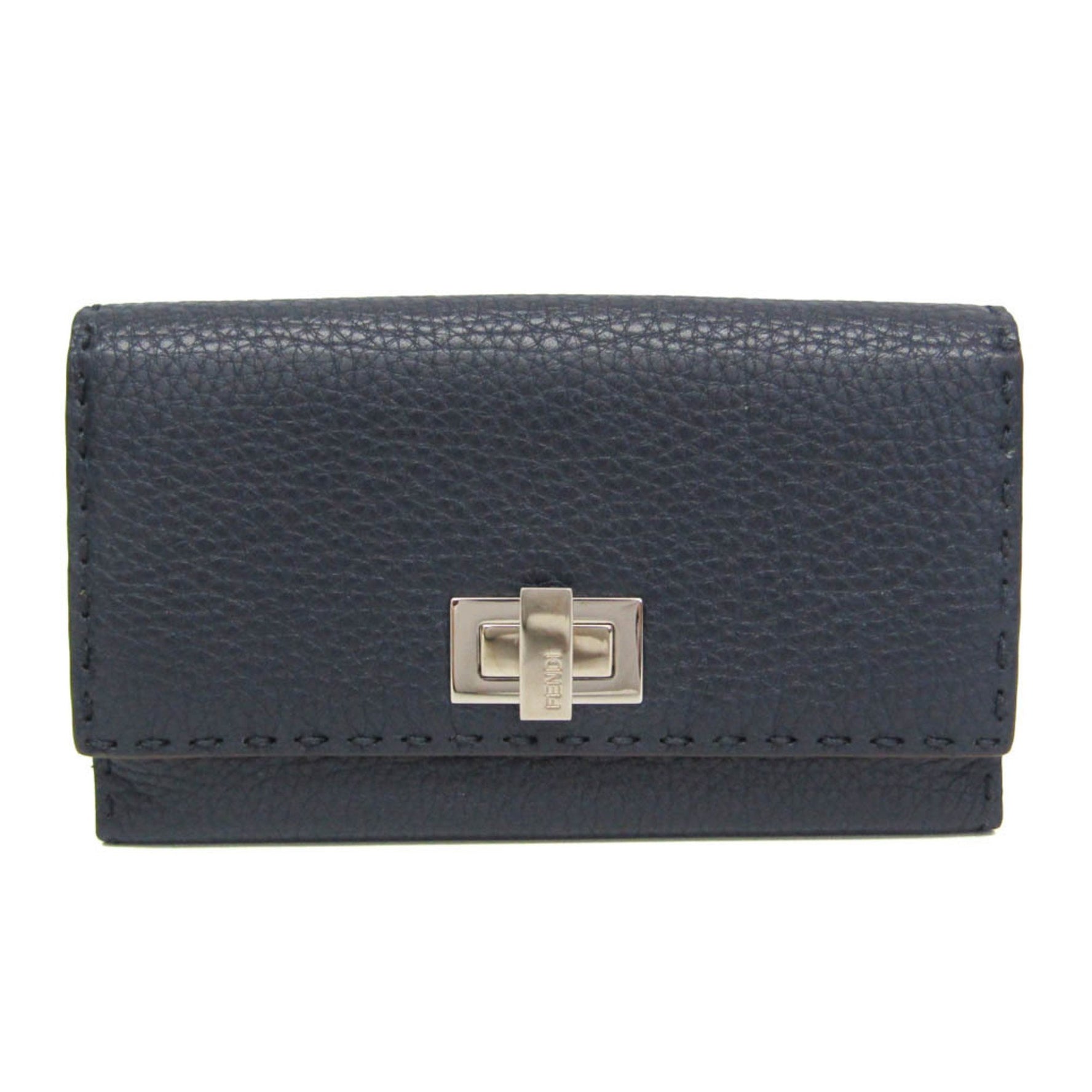Fendi Selleria PEEKABOO Calfskin Long Wallet (bi-fold)