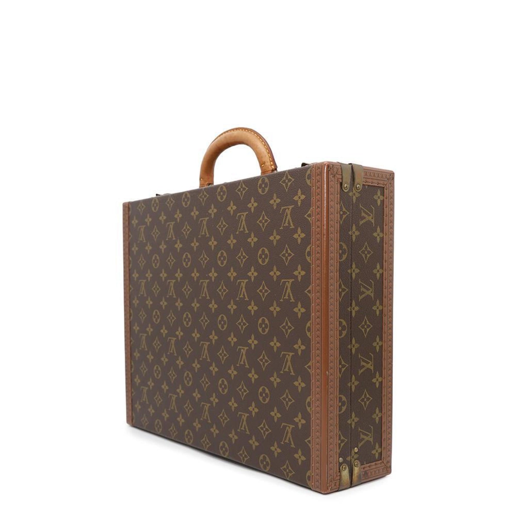 Louis Vuitton Trunk Case Monogram President Clasall Attache Bag
