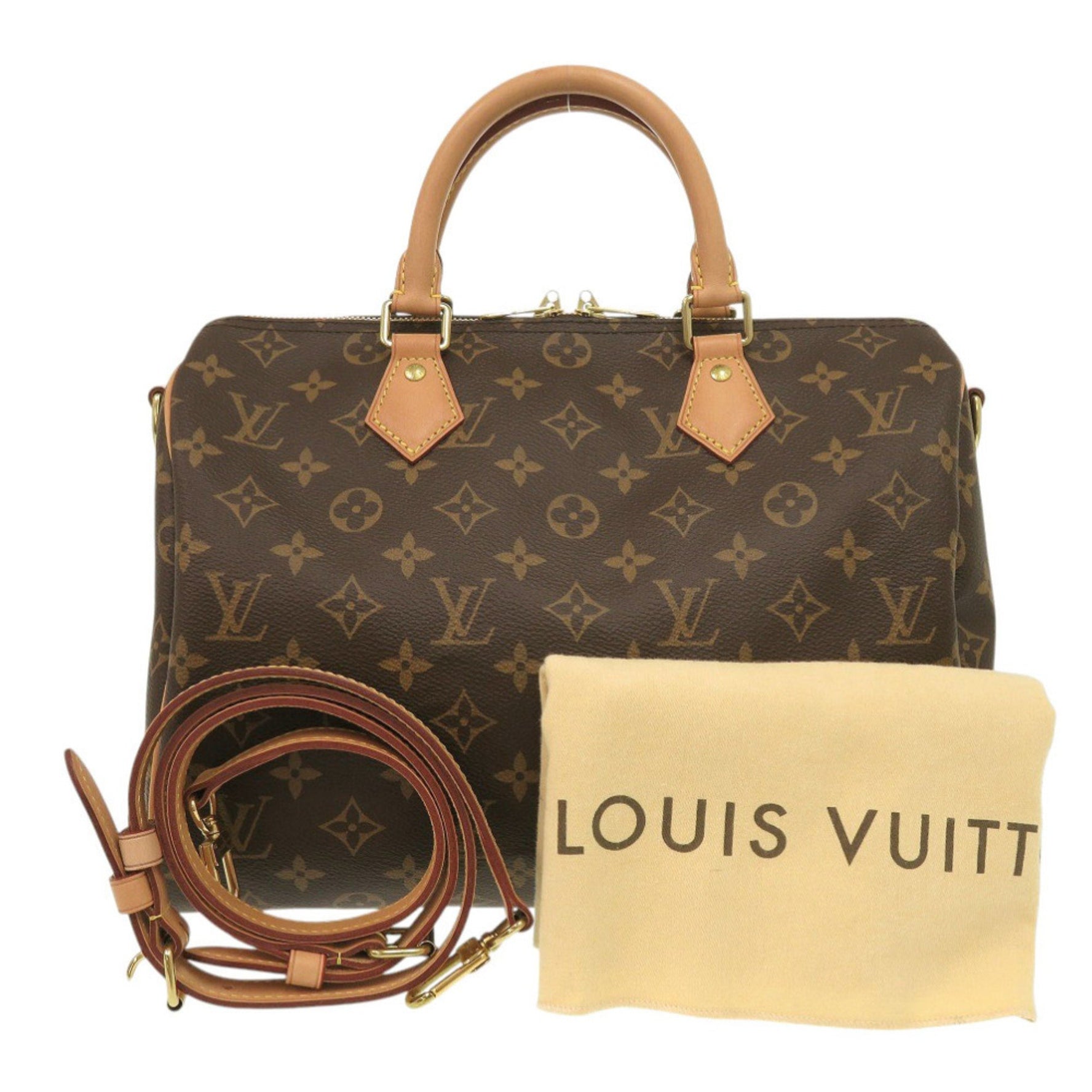 Louis Vuitton Monogram Speedy Bandouliere 30 handbag LV 1250 LOUIS VUITTON