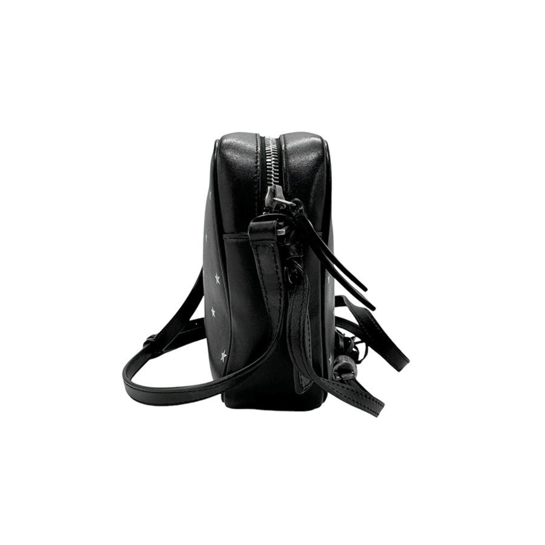 Saint Laurent shoulder bag leather silver
