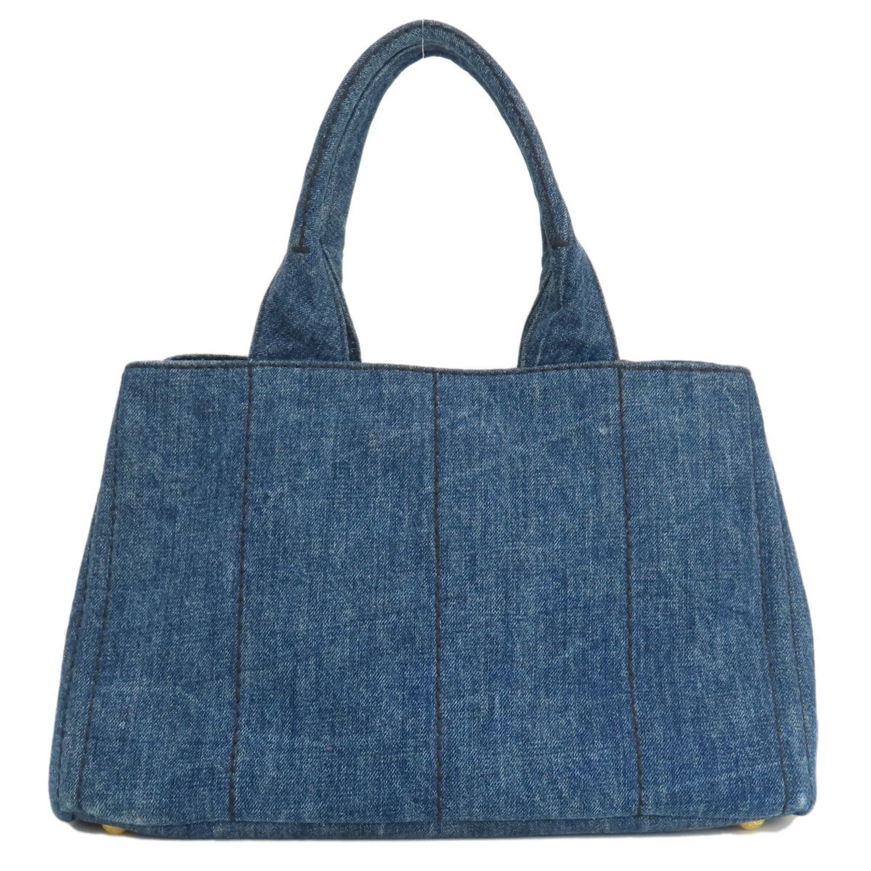 Prada Canapa Tote Bag Denim