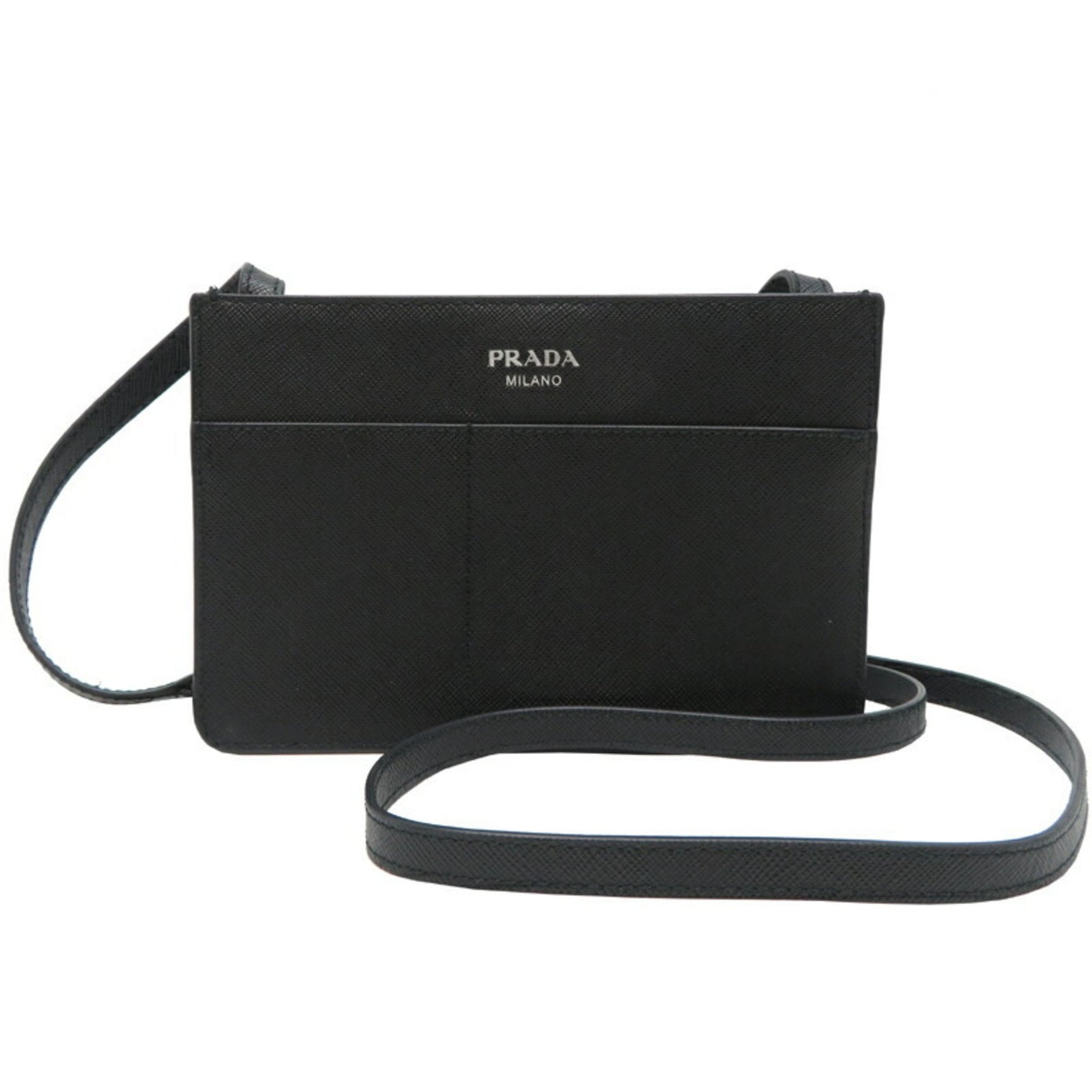 Prada Saffiano Mini Shoulder Bag Leather
