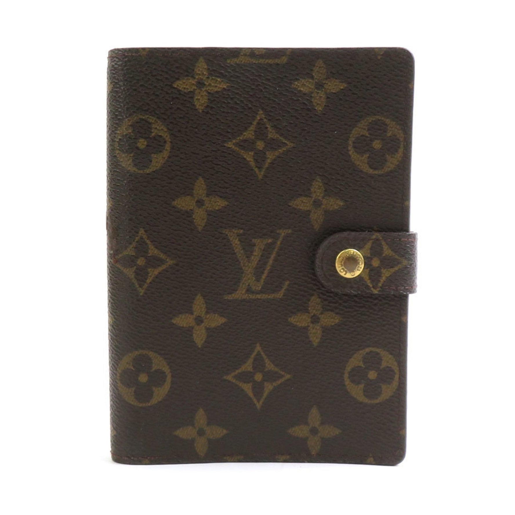 Louis Vuitton Notebook Cover Monogram Agenda PM Canvas Gold Men's