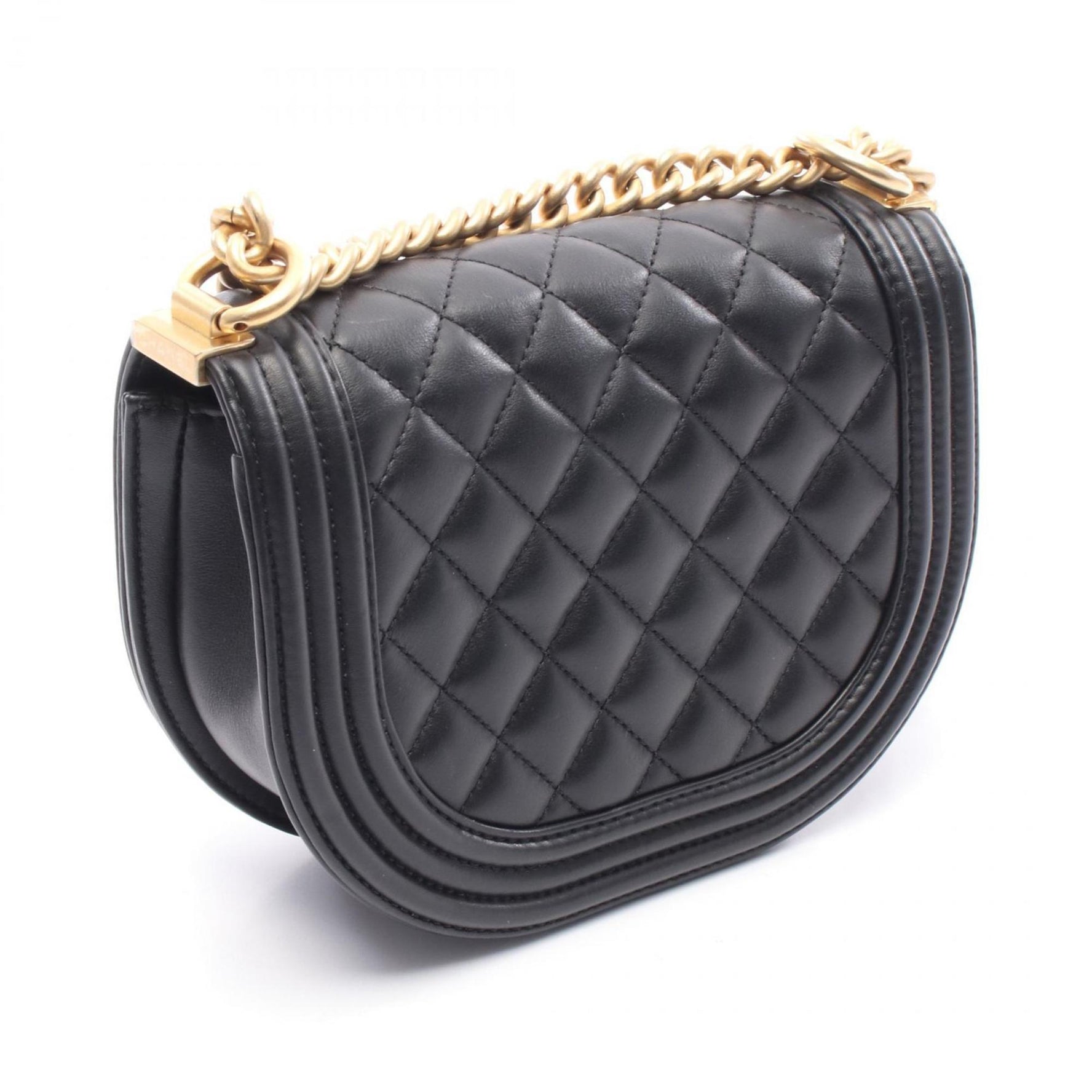 CHANEL Boy Shoulder Bag, Lambskin Leather