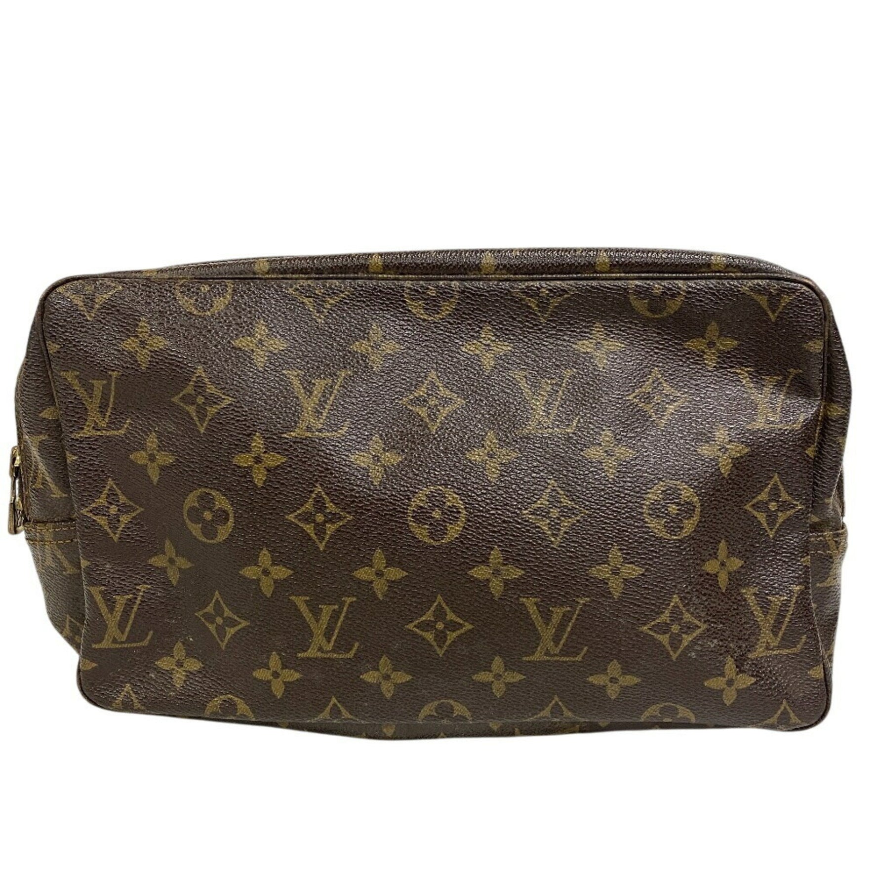 LOUIS VUITTON True Toilet 28 Monogram Second Bag/Clutch Bag Brown