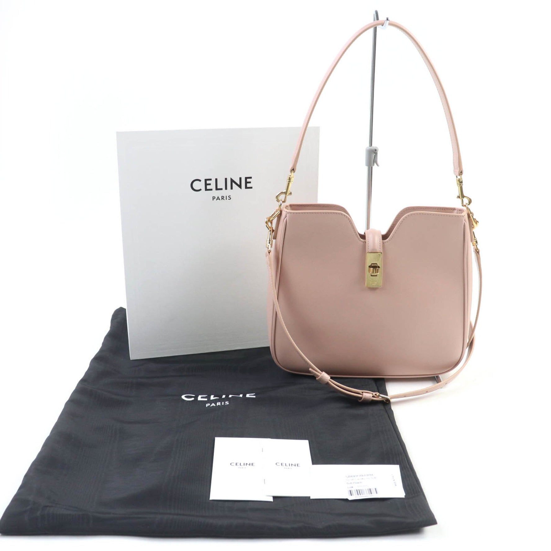 CELINE Small Camille 16 (Ceise) Soft Bag, Smooth Calfskin, Handbag/Shoulder Box and Dust Bag Included, Made in Italy