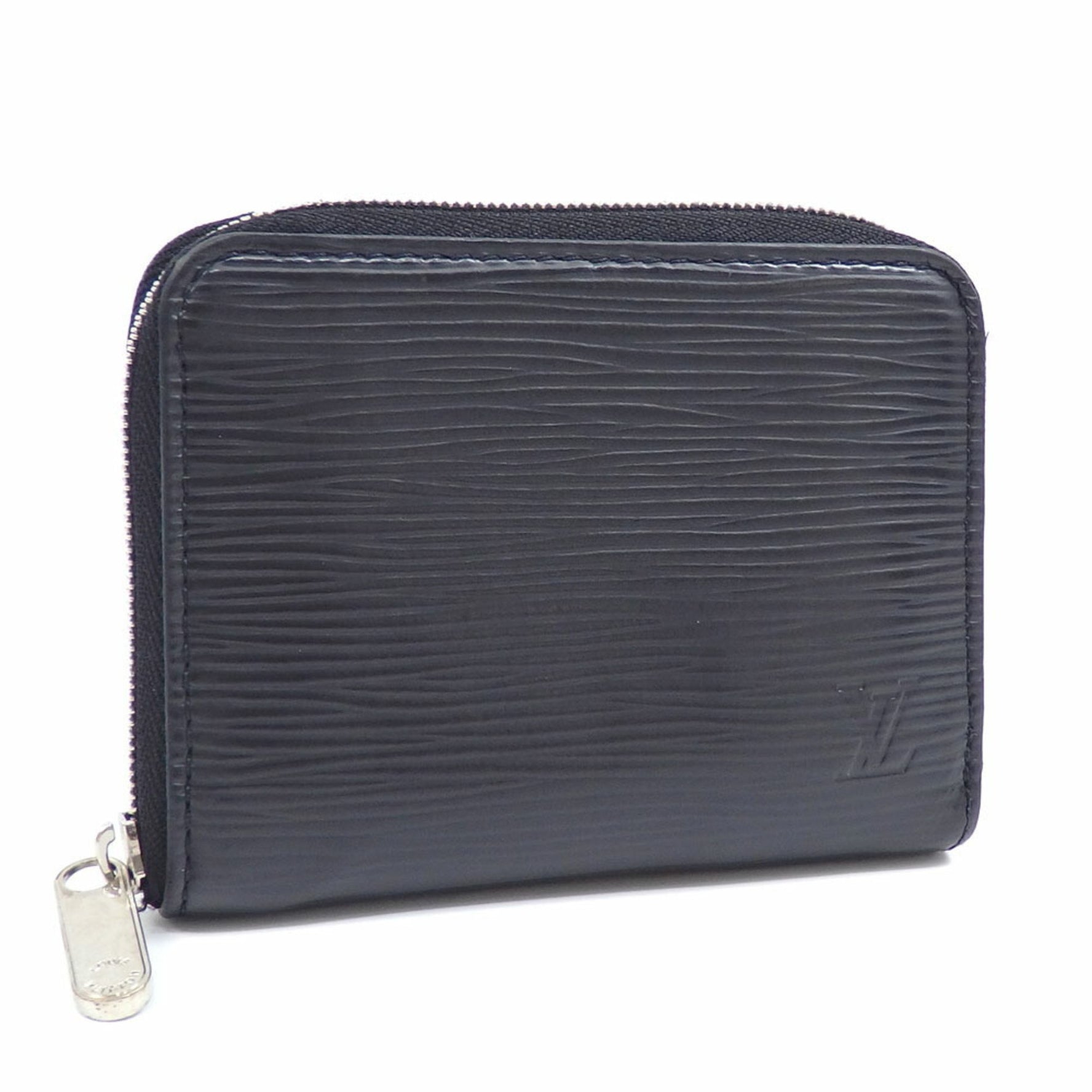 Louis Vuitton Epi Zippy Coin Purse, Noir Black, Round Purse
