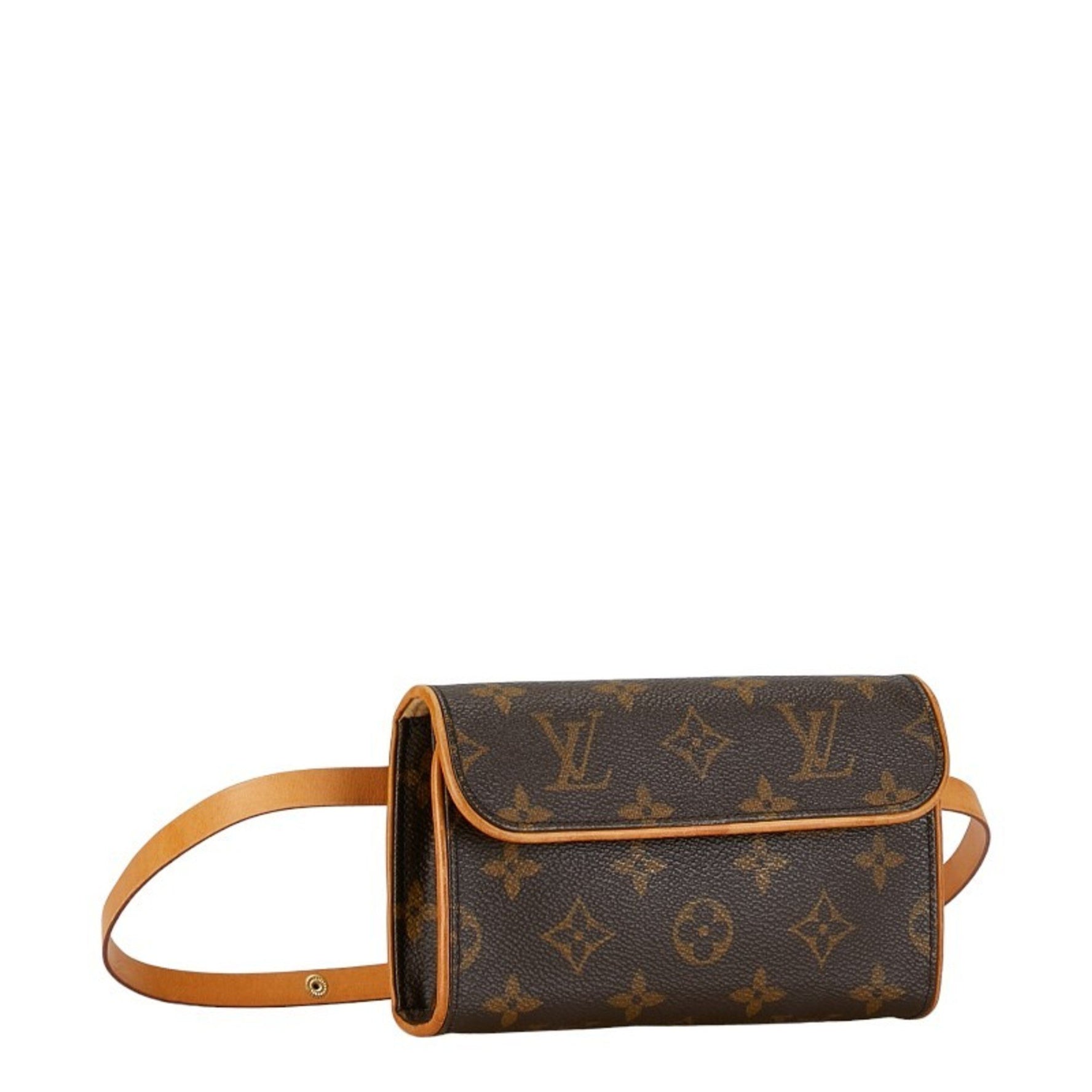 Louis Vuitton Monogram Pochette Florentine Body Bag Waist PVC Leather