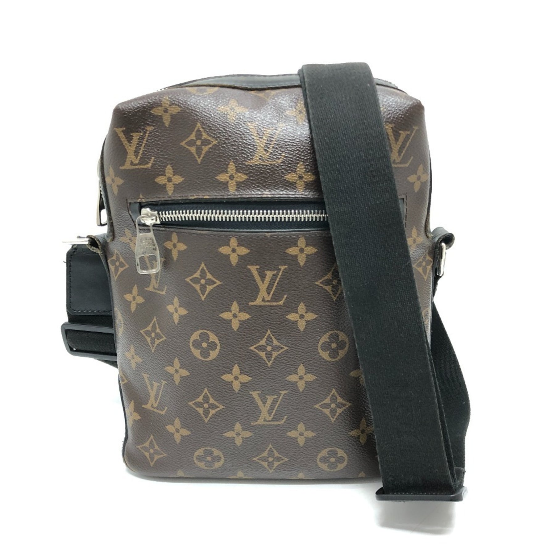 Louis Vuitton Monogram Macassar Torres PM Bag Shoulder Crossbody Canvas Men's Brown