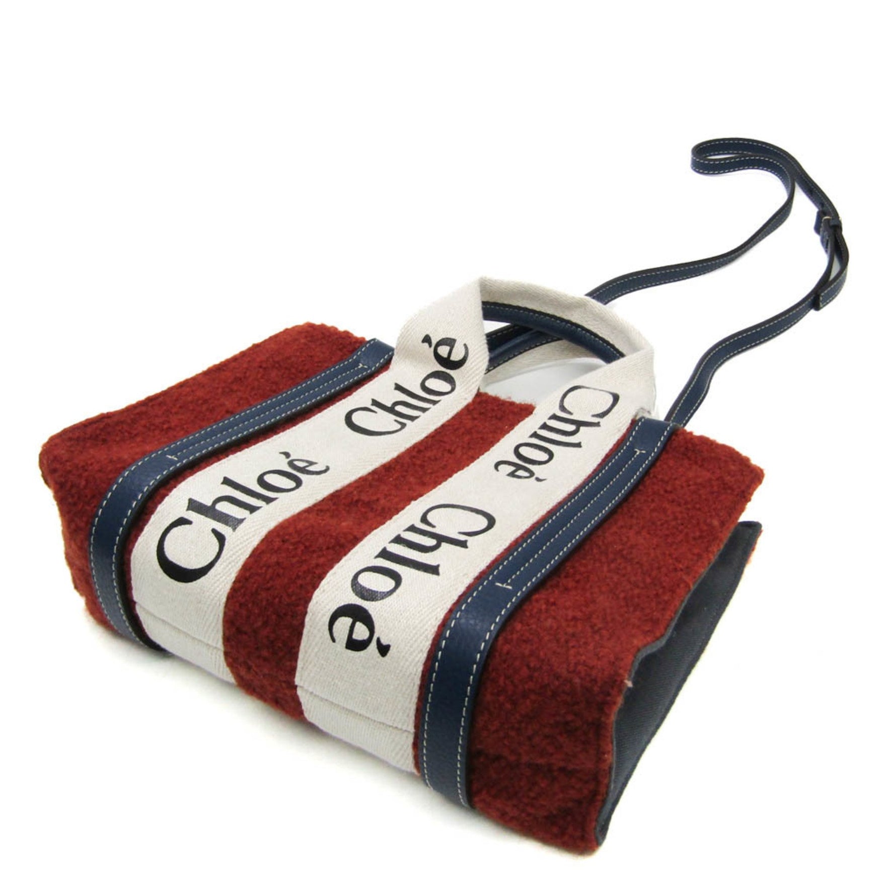 Chloé Woody Small Wool Handbag,Shoulder Bag