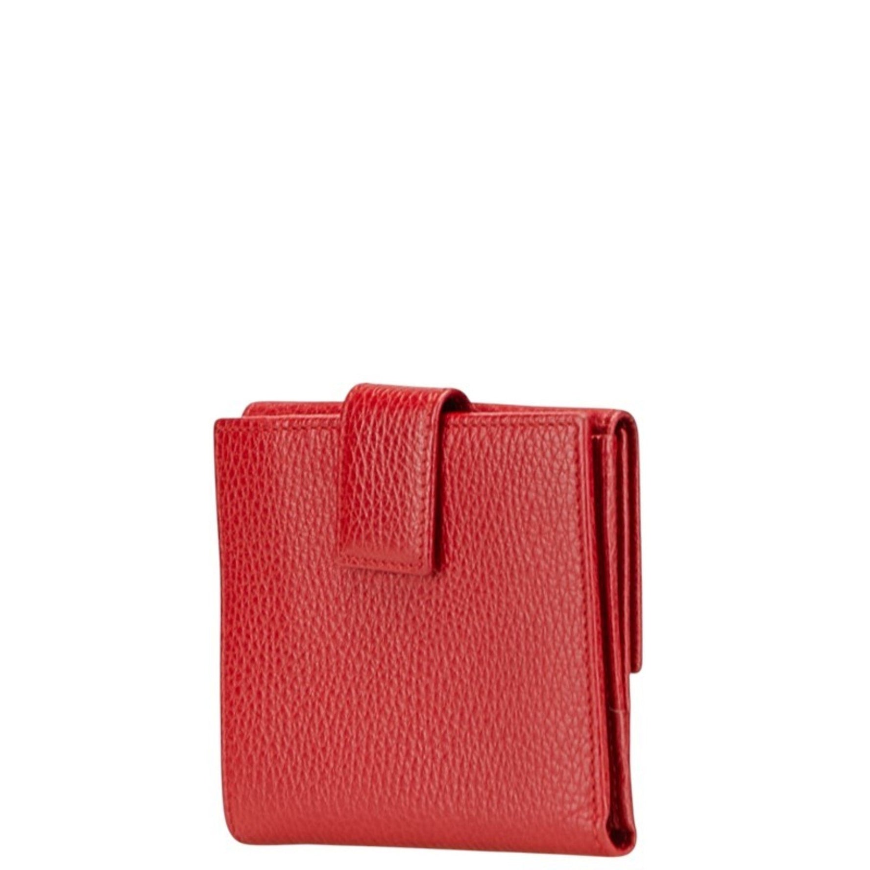 Gucci GG Marmont Bifold Wallet Red Leather
