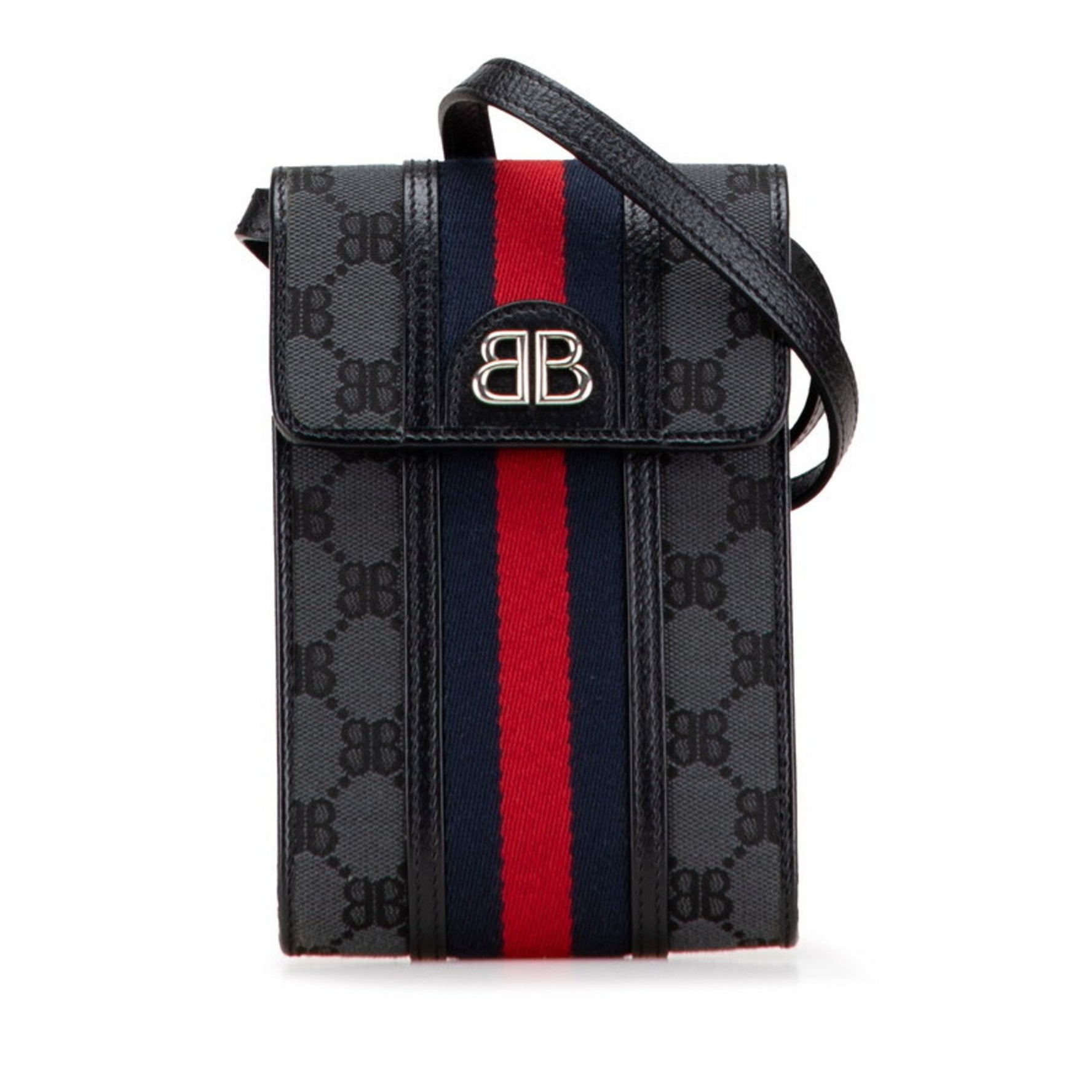 Gucci x Balenciaga The Hacker Project Crossbody Shoulder Bag Canvas and Leather
