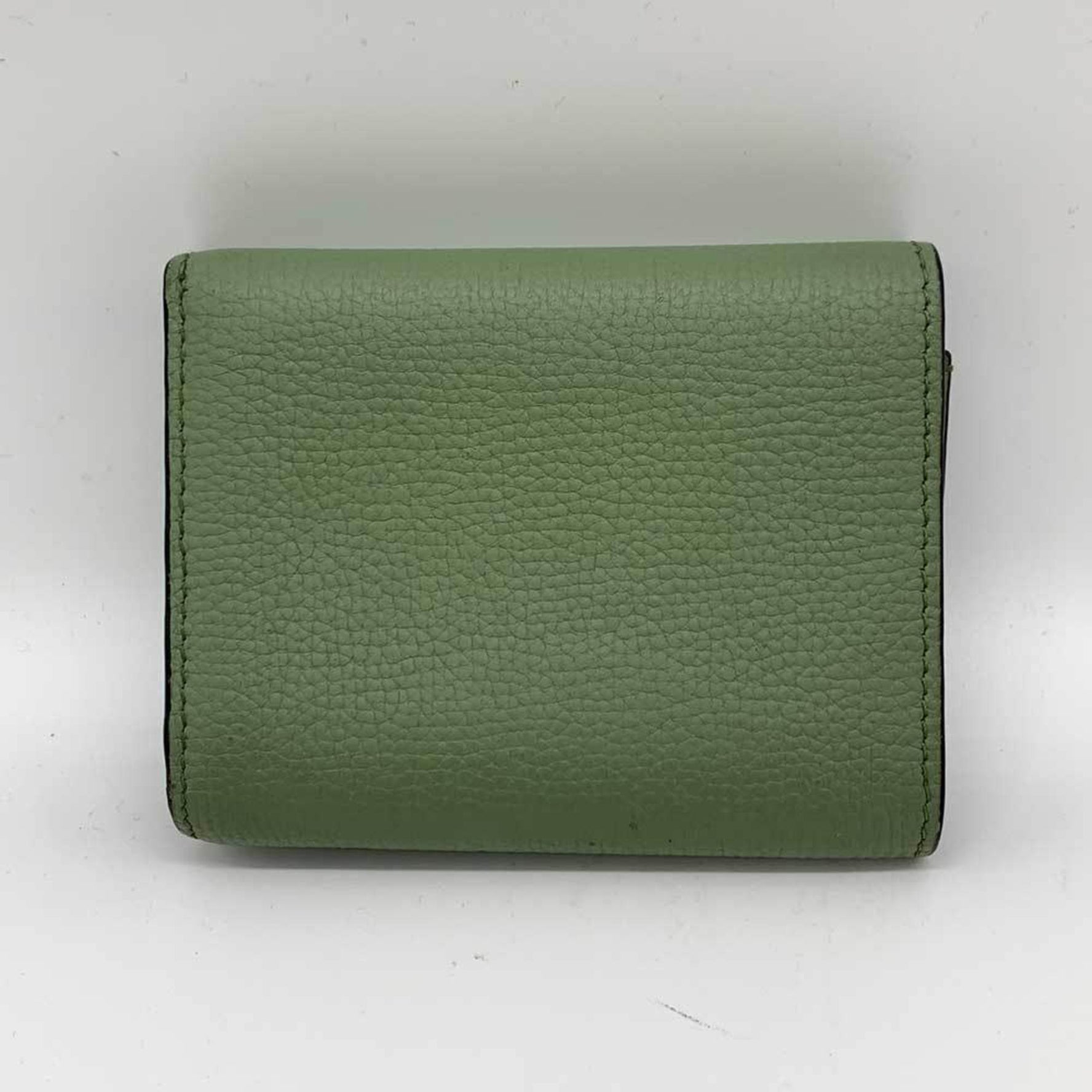 LOEWE Trifold Compact Wallet Square Anagram Leather
