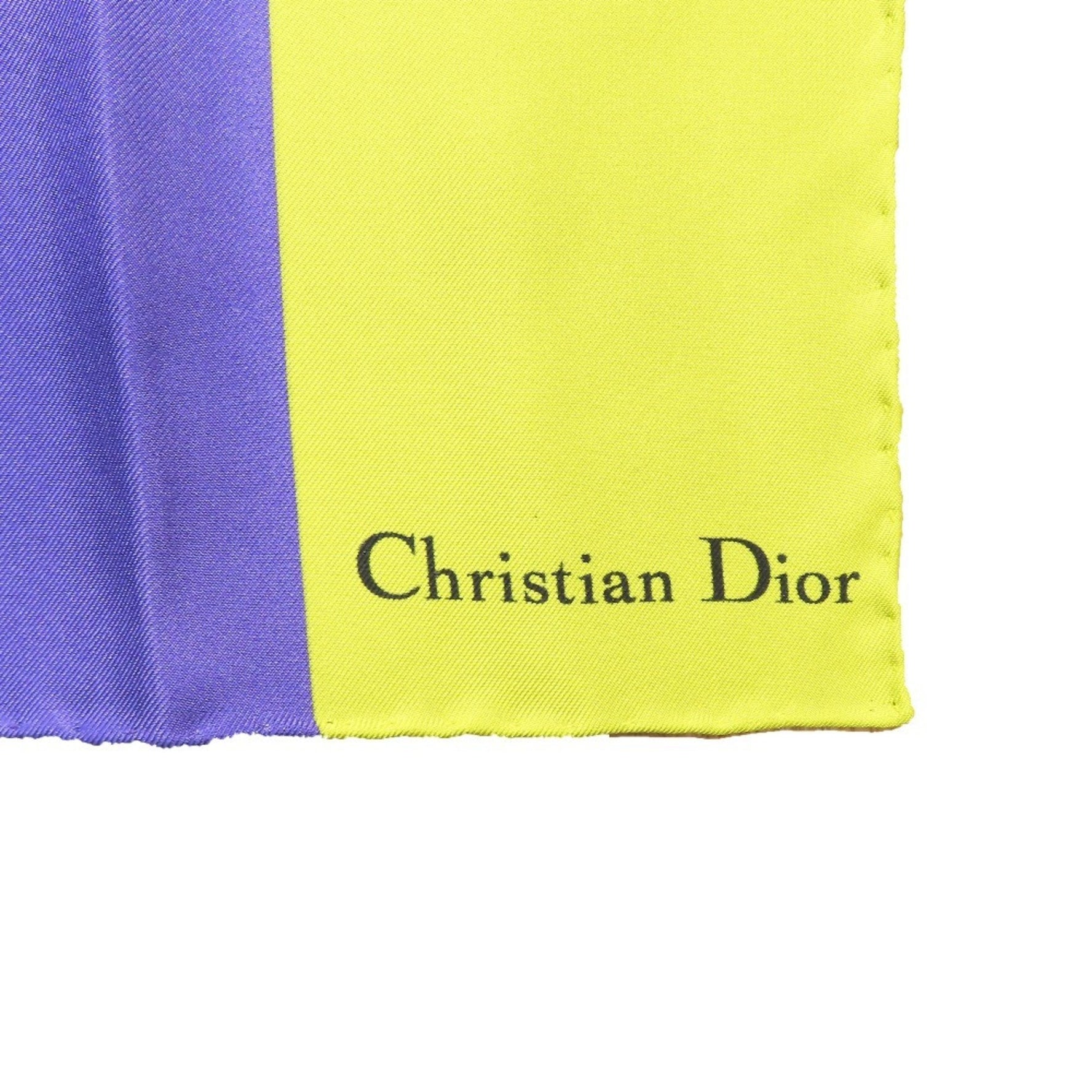 Christian Dior D-Flower Pop Scarf/Muffler, Large, Floral, D-FLOWER POP, Silk, Multicolor
